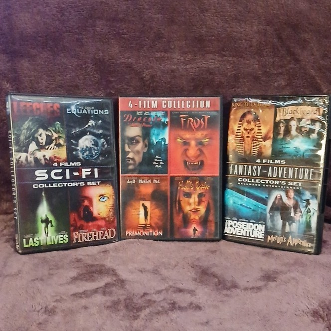 4 Sci-Fi, 4 Action /Adventure, 4 Horror Movies
