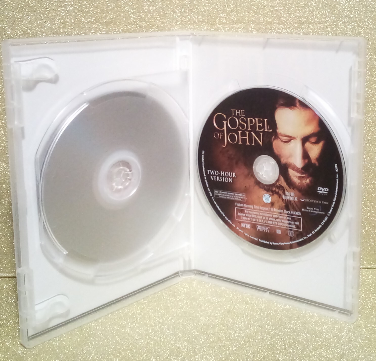 (1-743) “THE GOSPEL OF JOHN” DVD / PRE-WATCHED / 2-DISC SET / WIDESCREEN