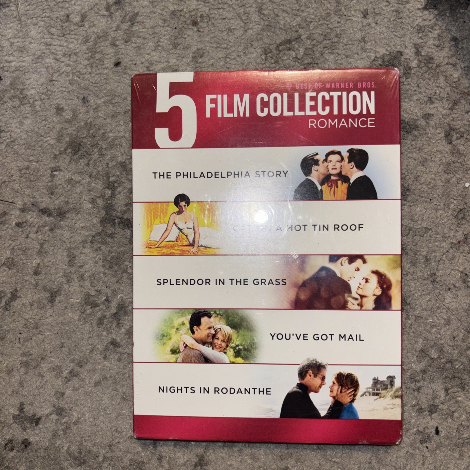 Romance Set – Splendor In The Grass, The Philadelphia Story, Night In Rodanthe..