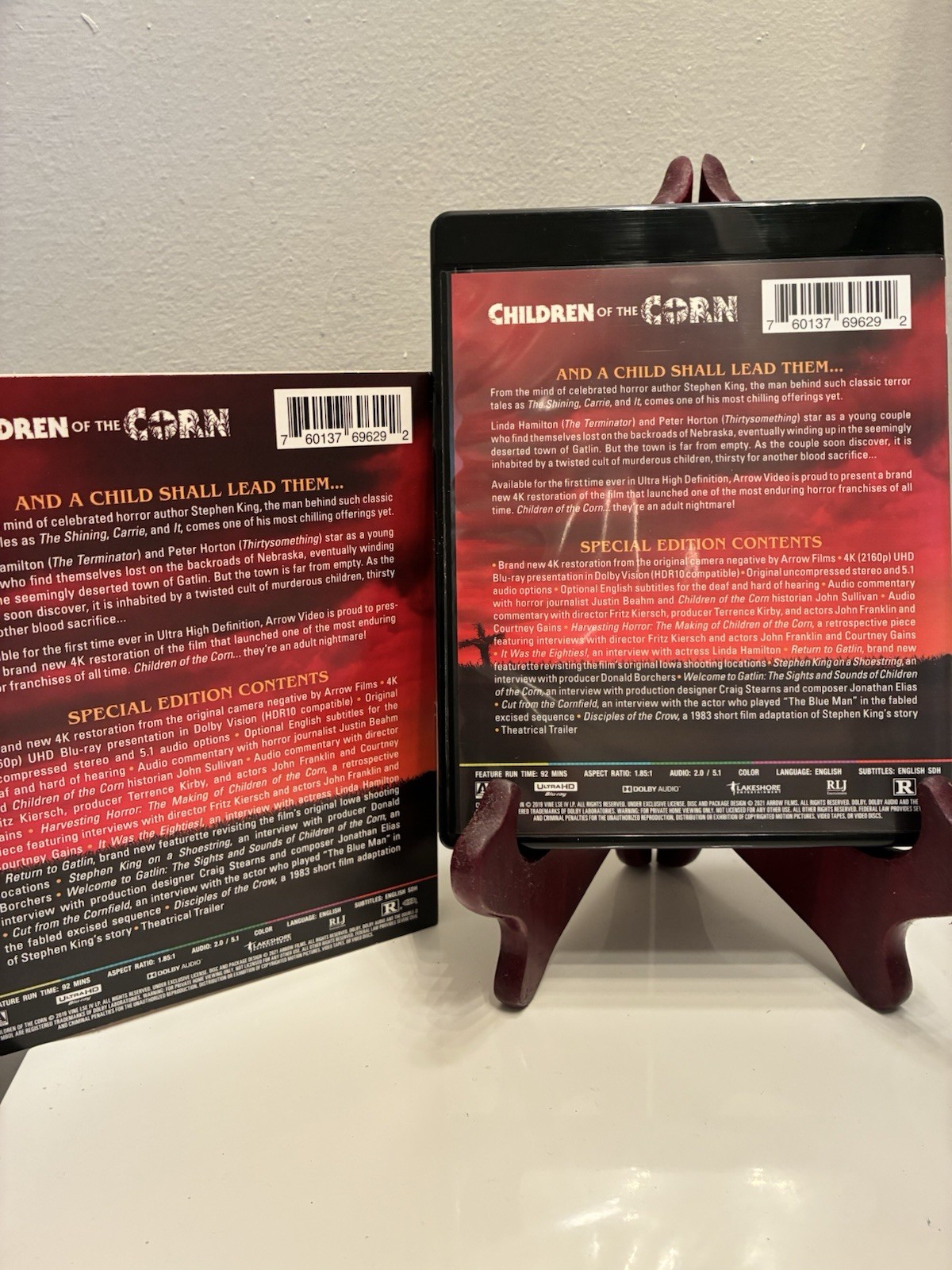 Children of the Corn (1984) 4K UHD Blu-ray R Horror HDR 92 Min