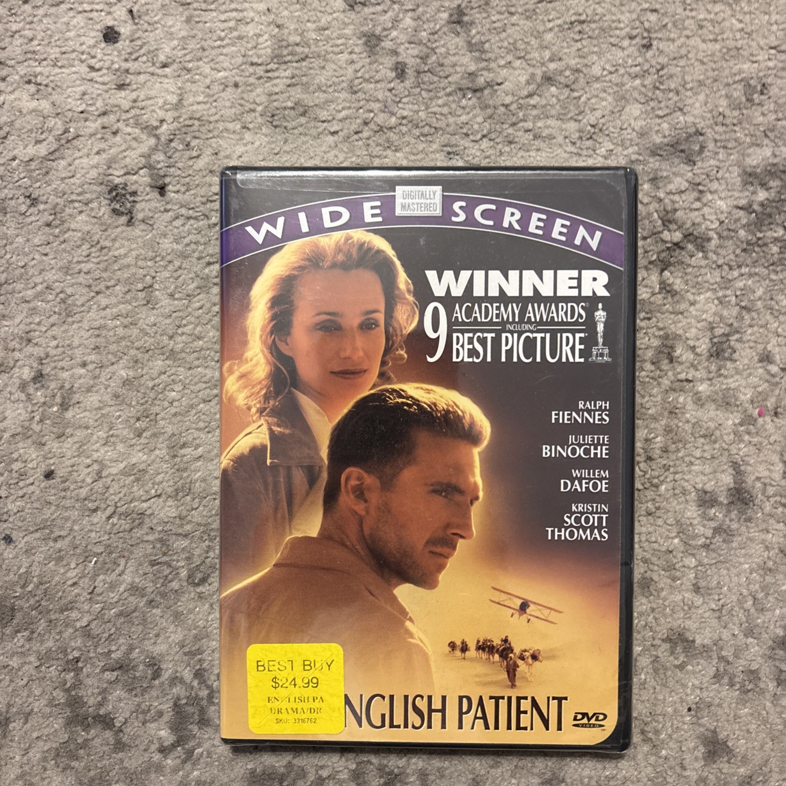 The English Patient (DVD, 1998, WS) Stars Ralph Fiennes & Juliette Binoche! NEW