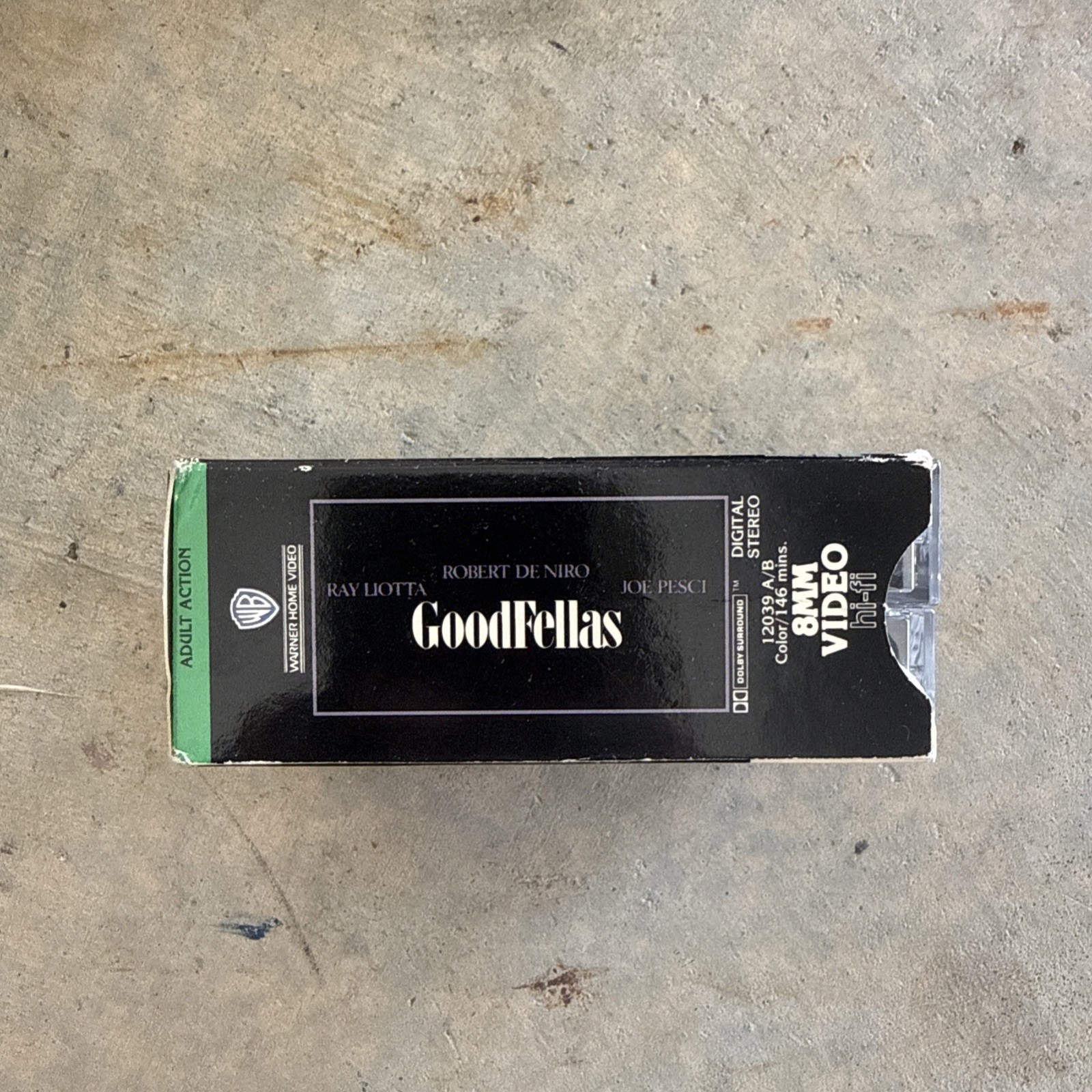 Warner Home Video 1991 Goodfellas 8 MM Video Hi-Fi Two Cassette Tape SUPER RARE