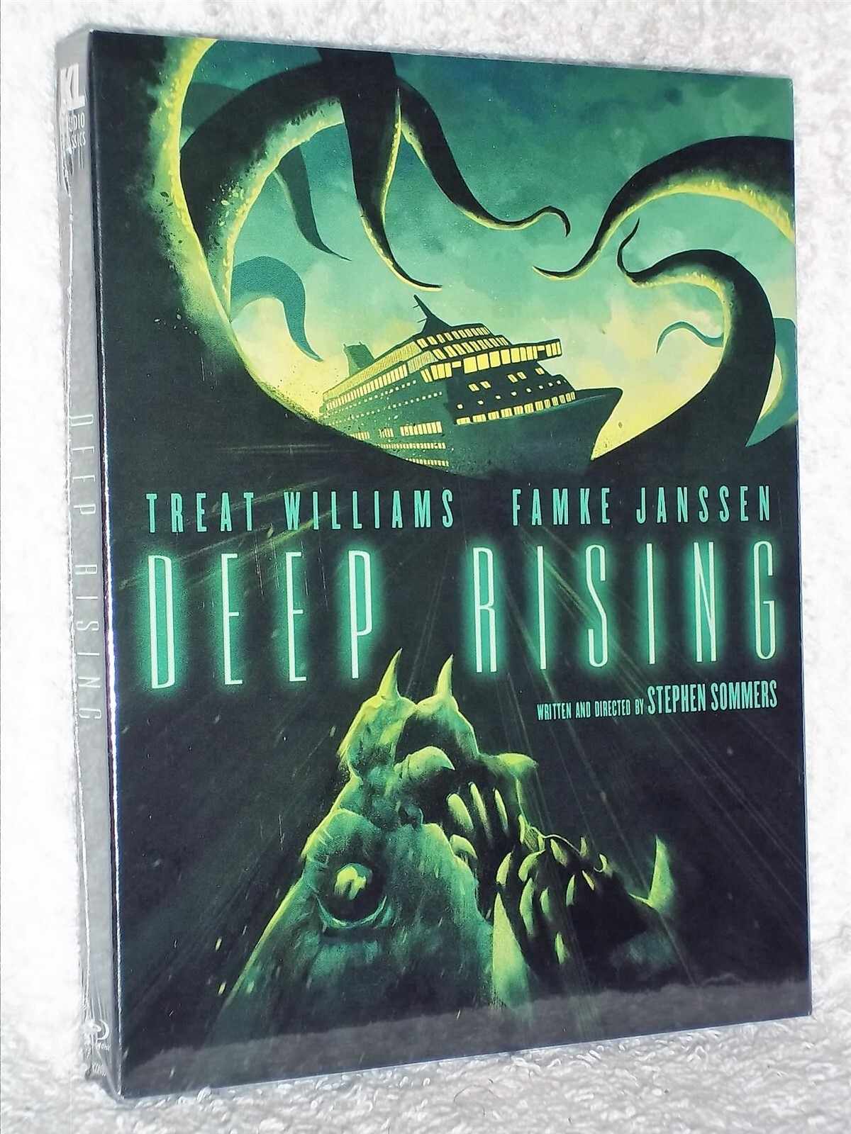 Deep Rising [1998] (Blu-ray, 2020) Treat Williams Famke Jassen w/slipcover OOP