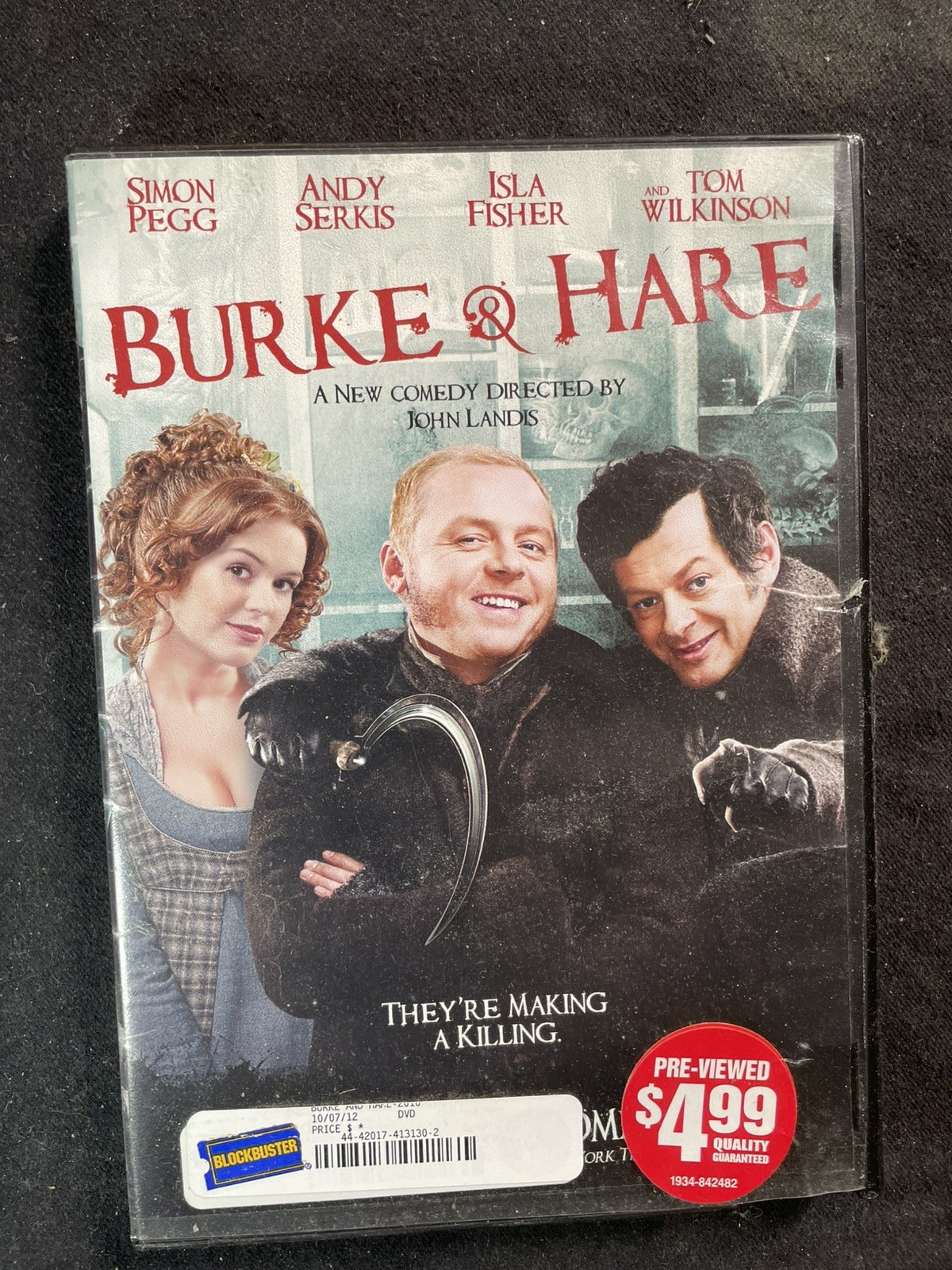 DVD BURKE & HARE SIMON PEGG JOHN LANDIS GRAVE ROBBERS TRUE STORY