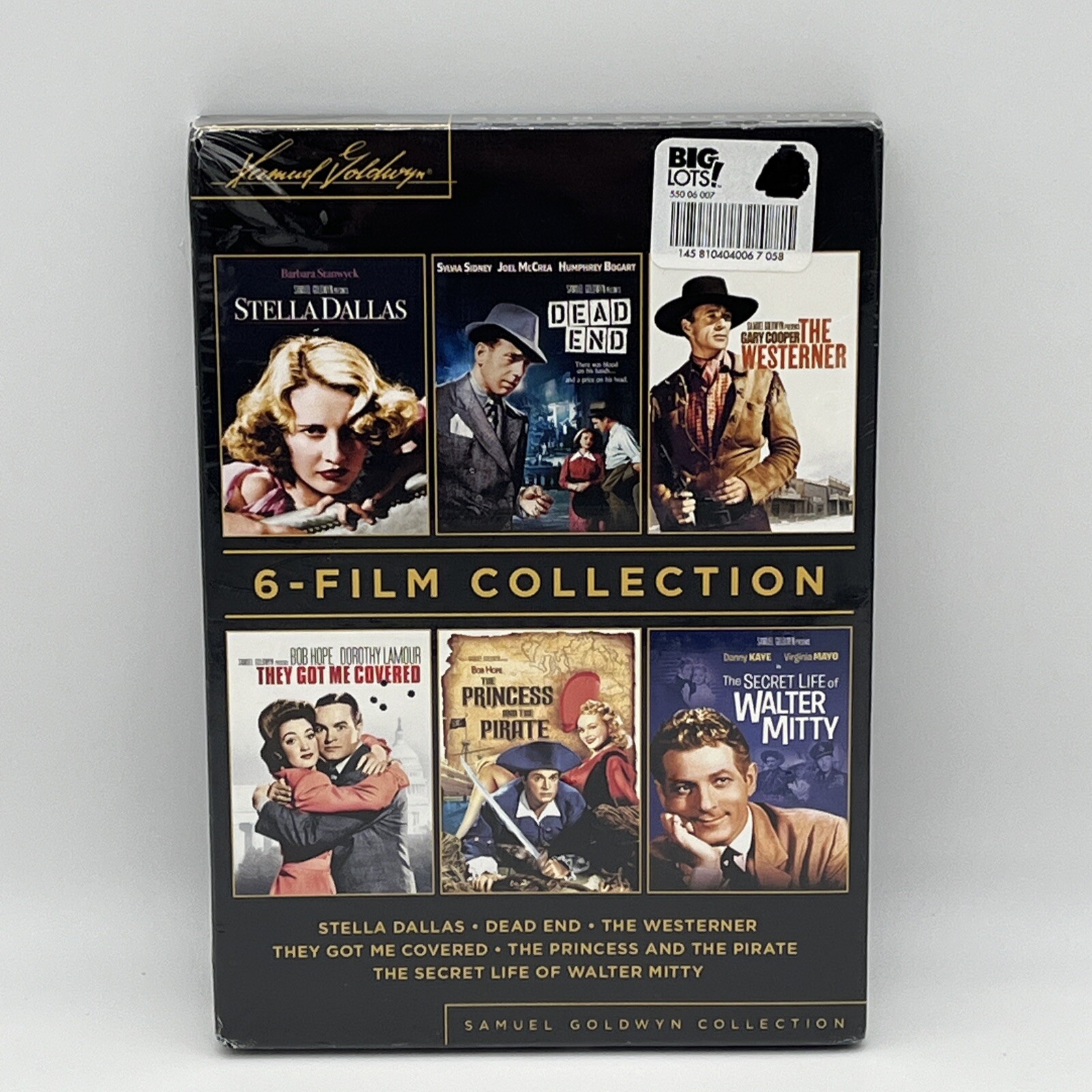 Samuel Goldwyn 6-Film Collection: Volume II (DVD, 2015, 6-Disc Set) New Sealed