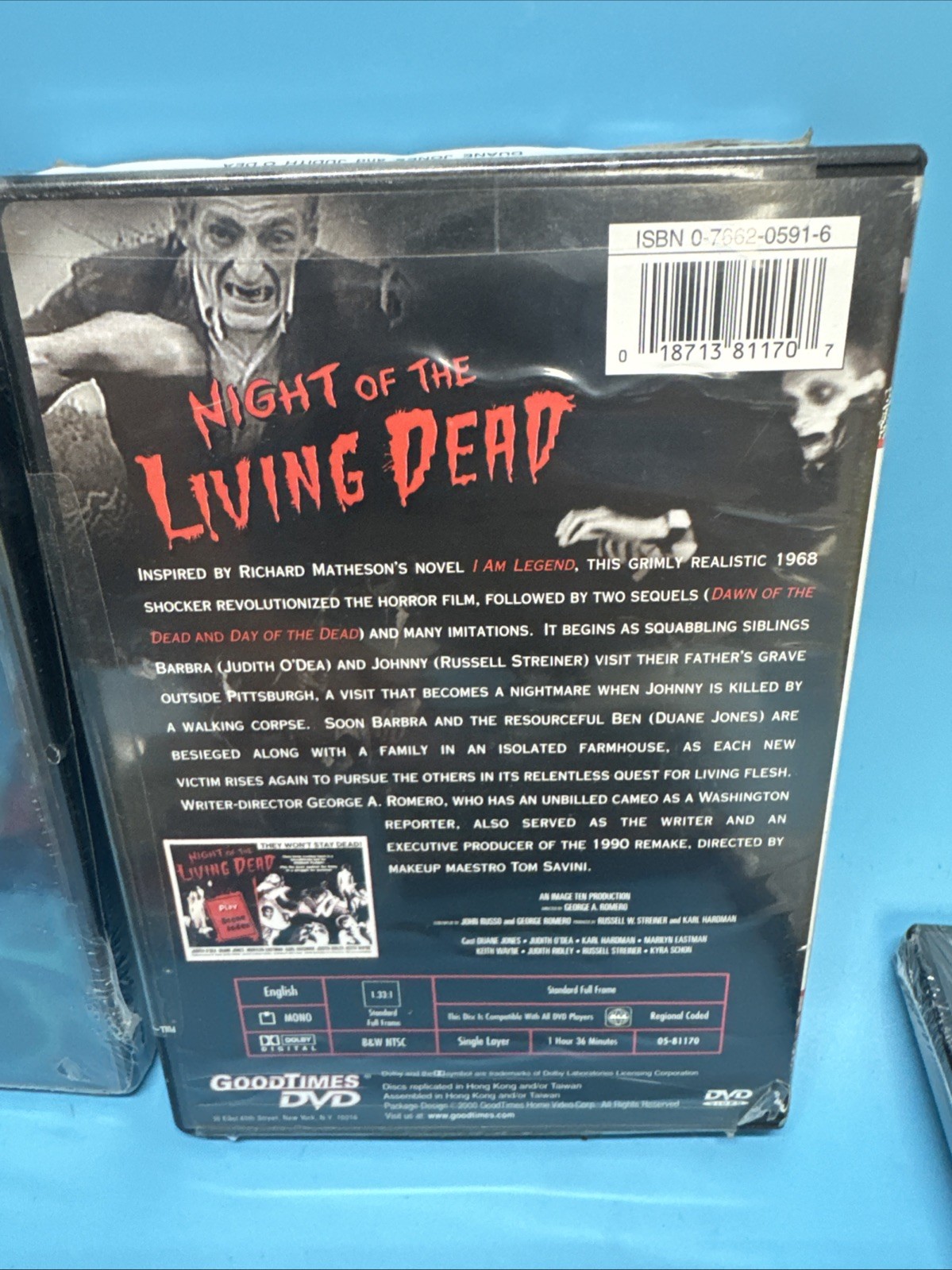 LOT OF 6 HORROR MOVIES NIGHT & RETURN OF THE LIVING DEAD ~ DEAD HATE THE LIVING