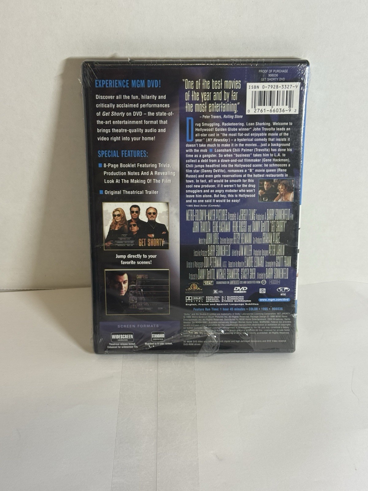 Get Shorty (DVD, 2009, Standard and Letterbox)