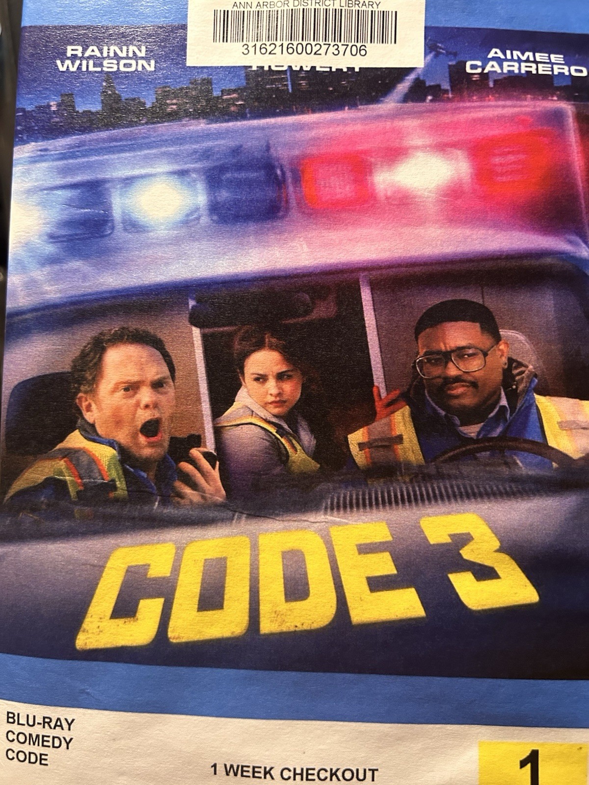 Code 3 [Blu-ray 2025] Ex-library Rainn Wilson
