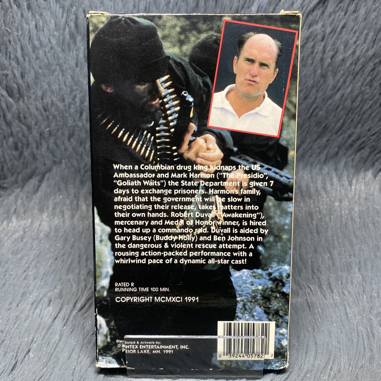 The Rescue VHS Tape 1991 Mark Harmon Robert Duvall Gary Busey Thriller Rare