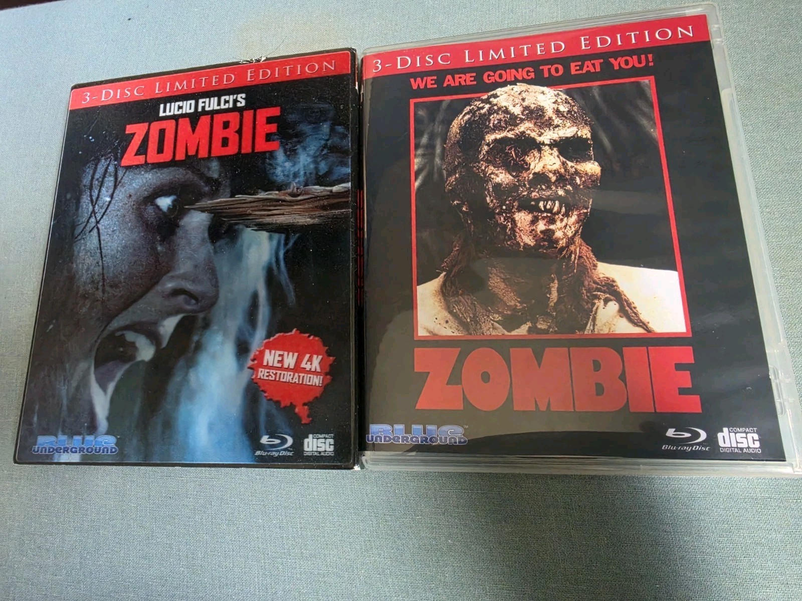 ZOMBIE ( 4k Restoration / Lenticular Slip Cover / 3 Discs / Read Description !