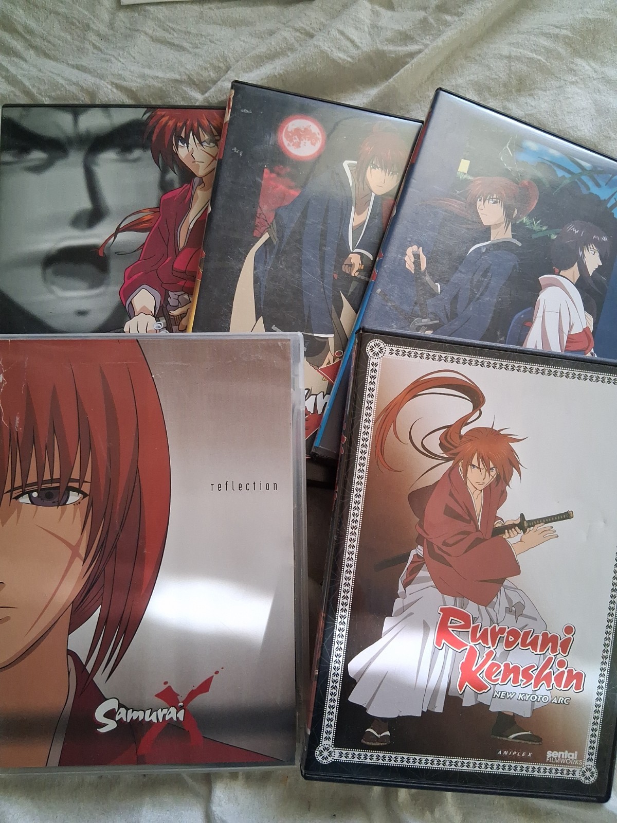 Samurai X / Rurouni Kenshin Movie & OVA Lot. 5 DVD Set
