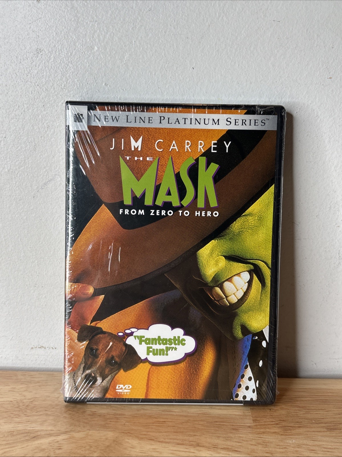 The Mask (DVD, 1994) New Sealed Jim Carrey Deleted Scenes Director Commentary
