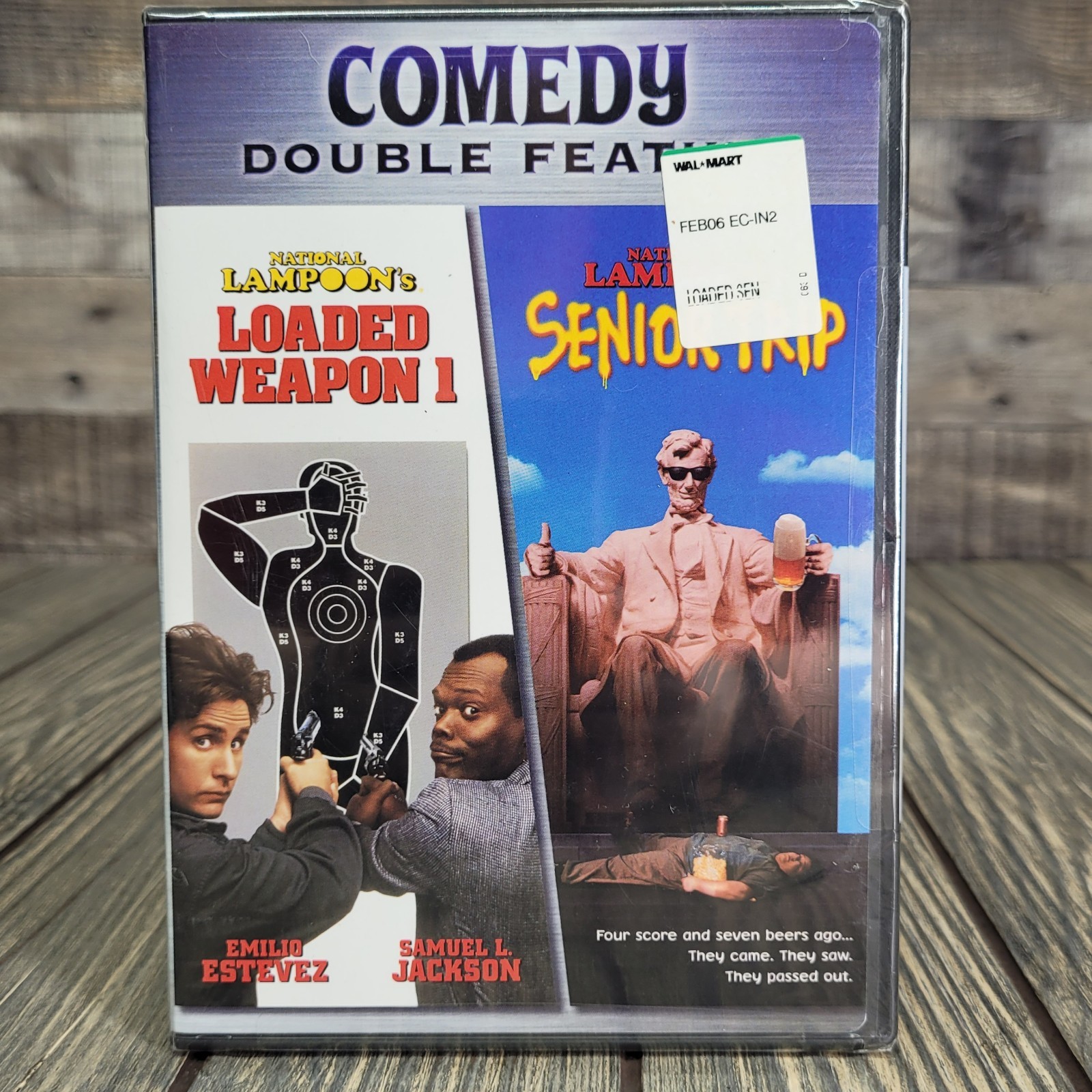 National Lampoon’s Loaded Weapon 1 & Senior Trip DVD Double Feature 2 Movies OOP