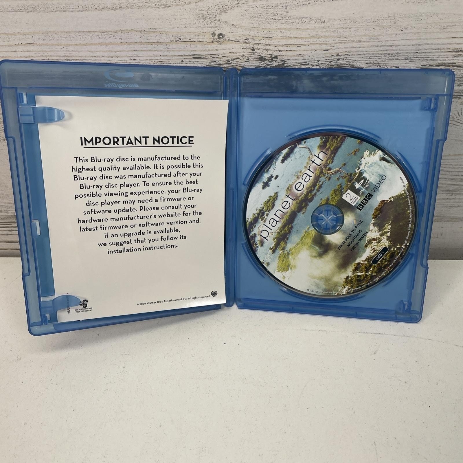 Planet Earth Season 1 Blu-ray BBC David Attenborough Widescreen