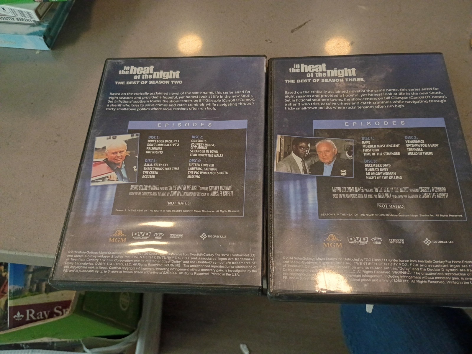 In The Heat of the Night Seasons 2 & 3 (DVD, 2014, 7-Disc) Carroll O’Connor OOP