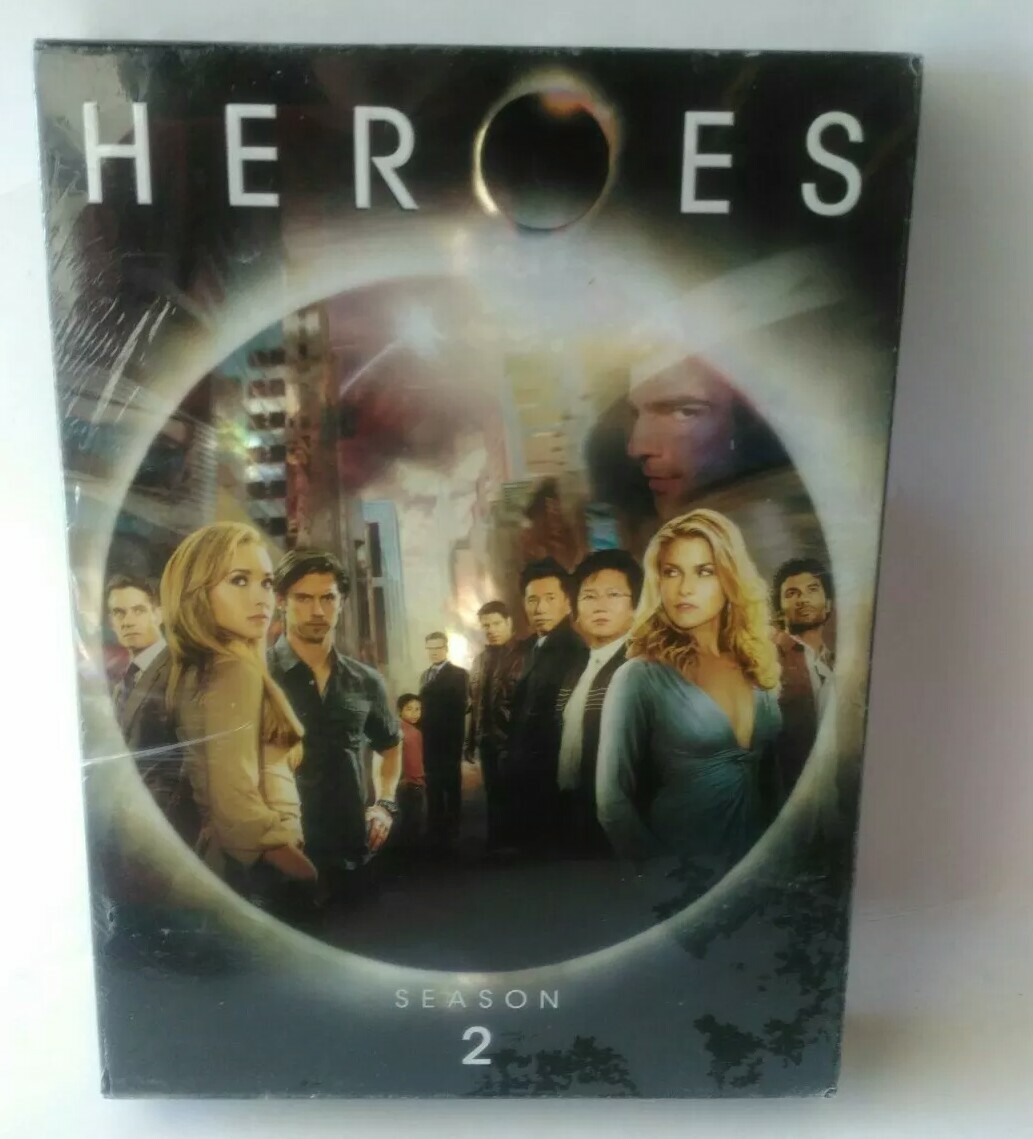 Heroes – Season 2 (DVD, 2008, 4-Disc Set) NEW