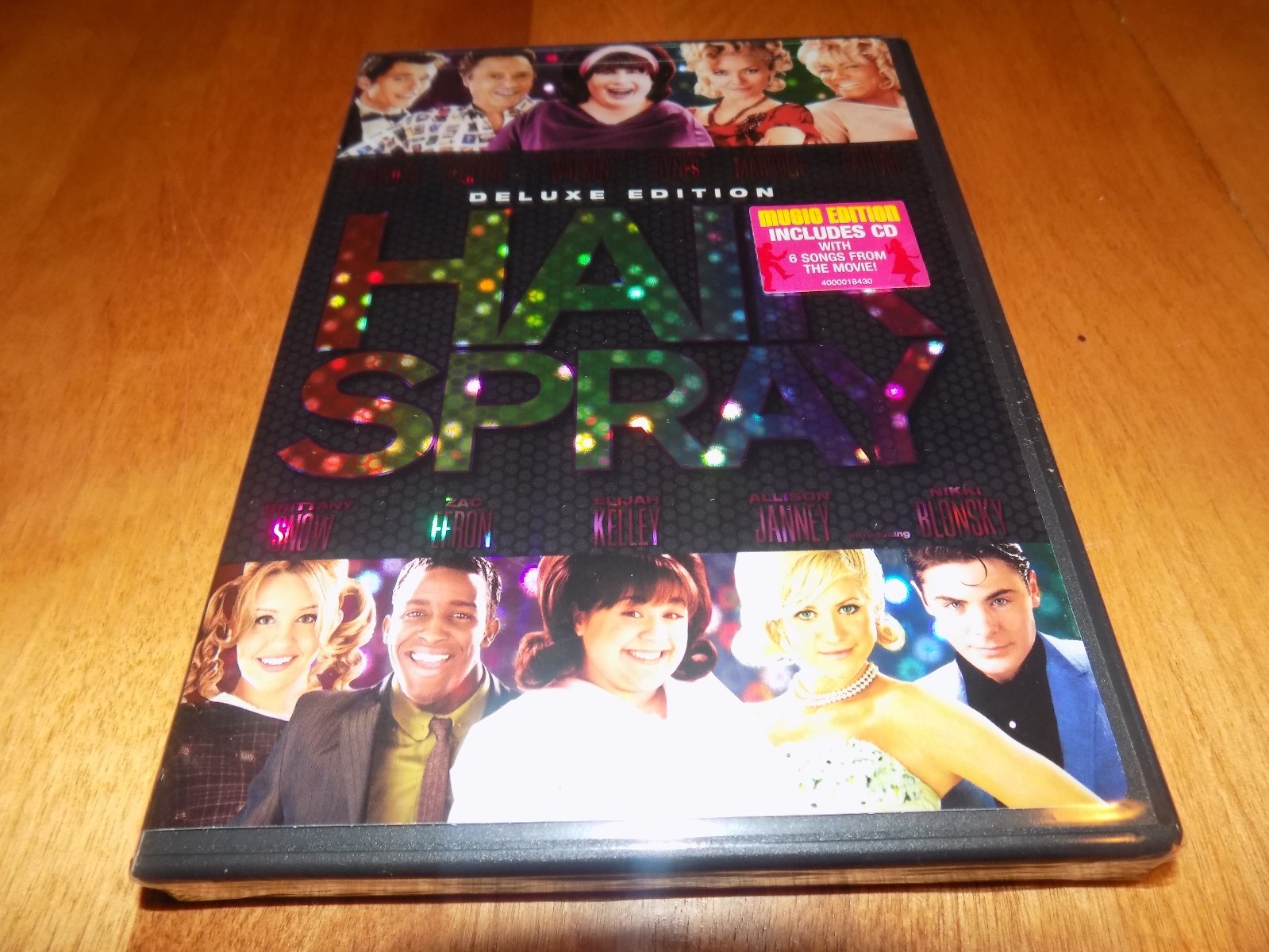 HAIRSPRAY DELUXE MUSIC EDITION John Travolta Michelle Pfeiffer DVD + CD SET NEW