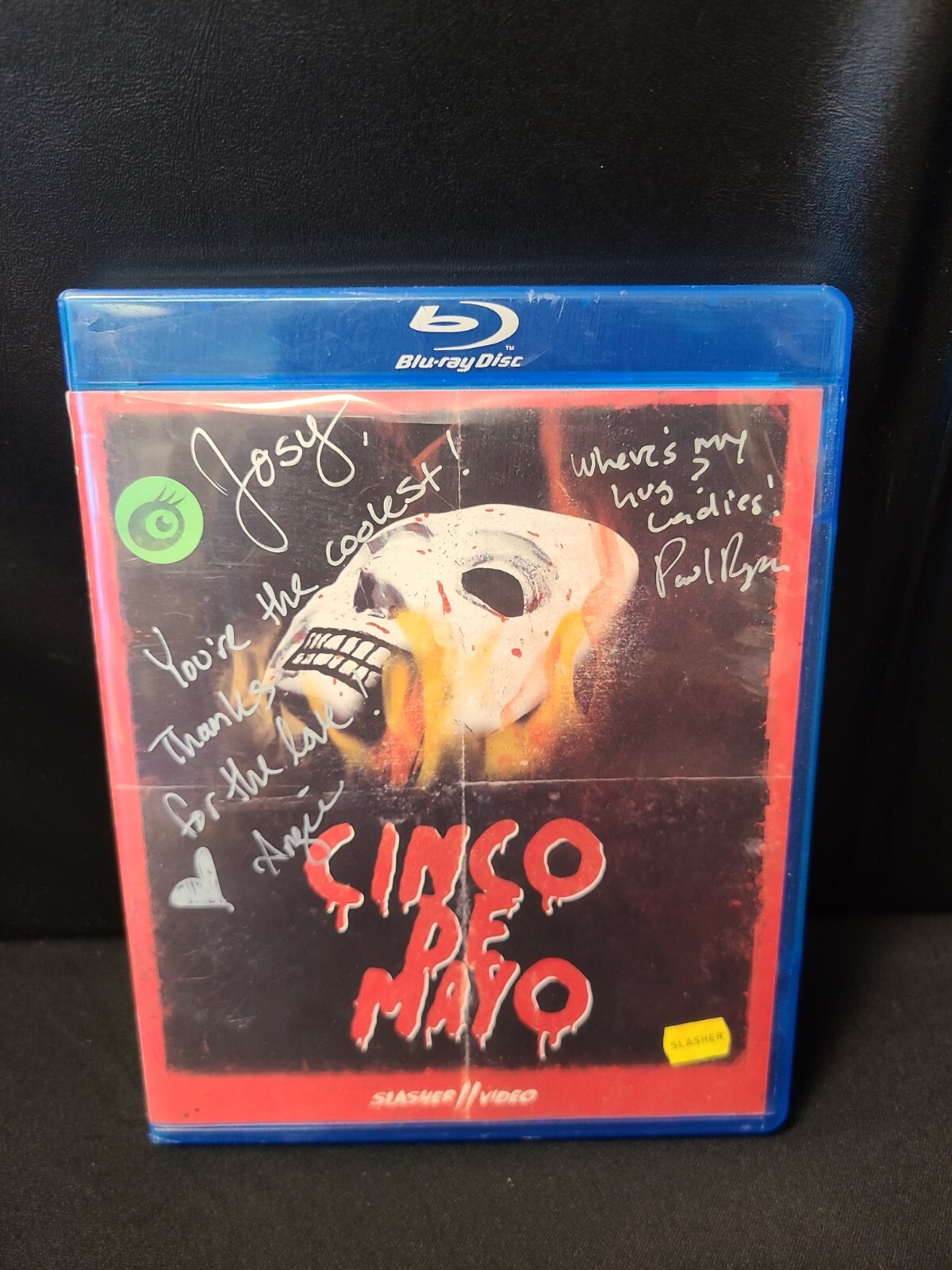 Cinco de Mayo BLU-RAY AUTOGRAPHED Paul Ragsdale(Dir) + Angie De Alba Producer