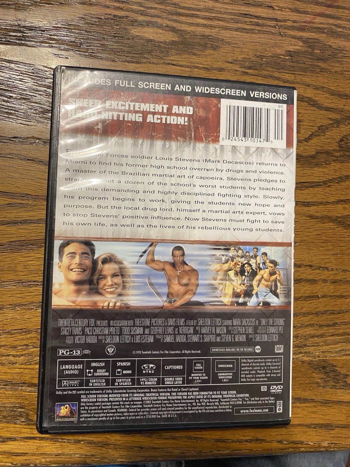 Only the Strong (DVD, 1993) Mark Dacascos Martial Arts Action Miami Rare Oop