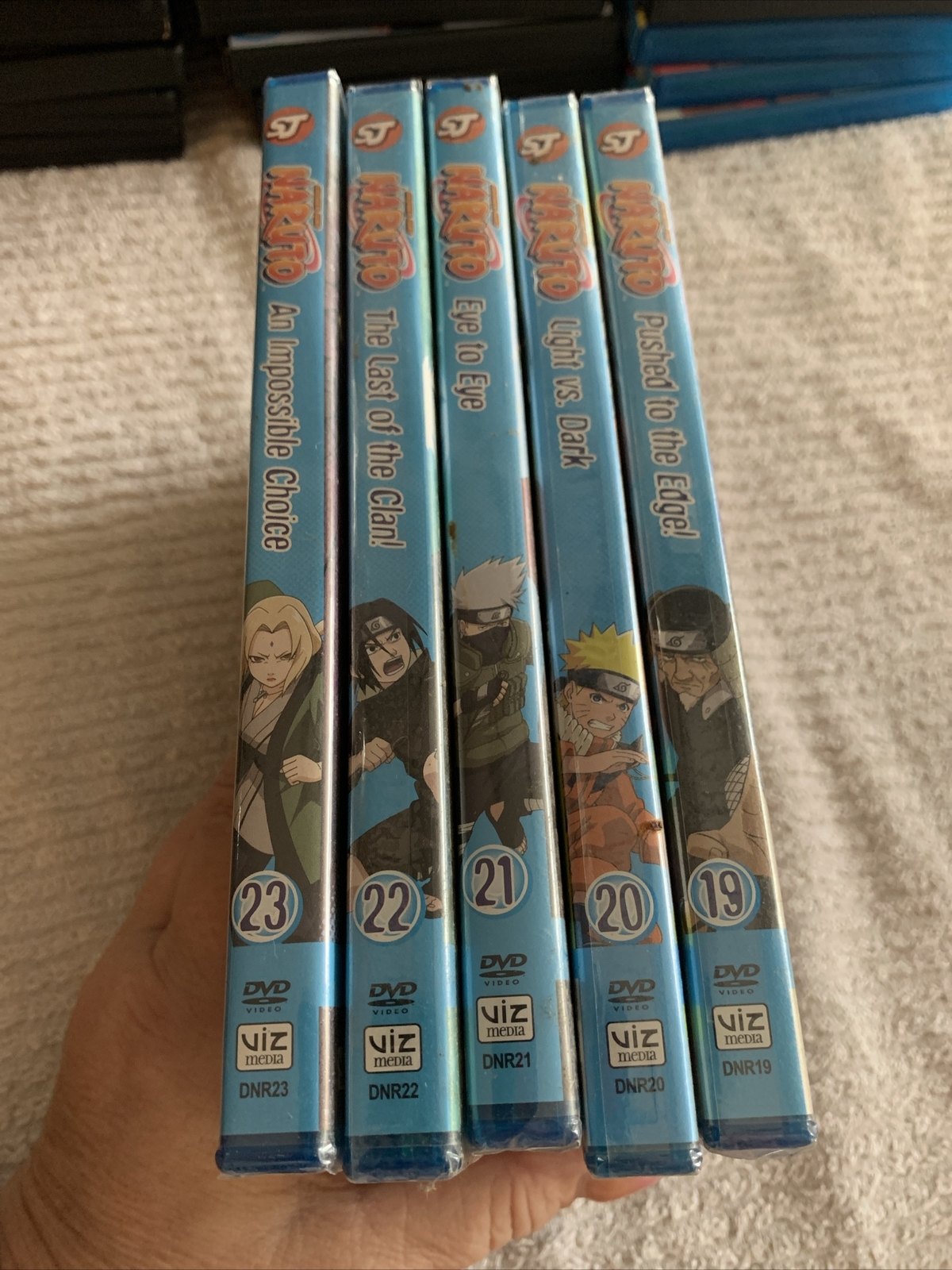 NARUTO Shonen Jump Set DVD’s 1-23 Missing 17 & 18