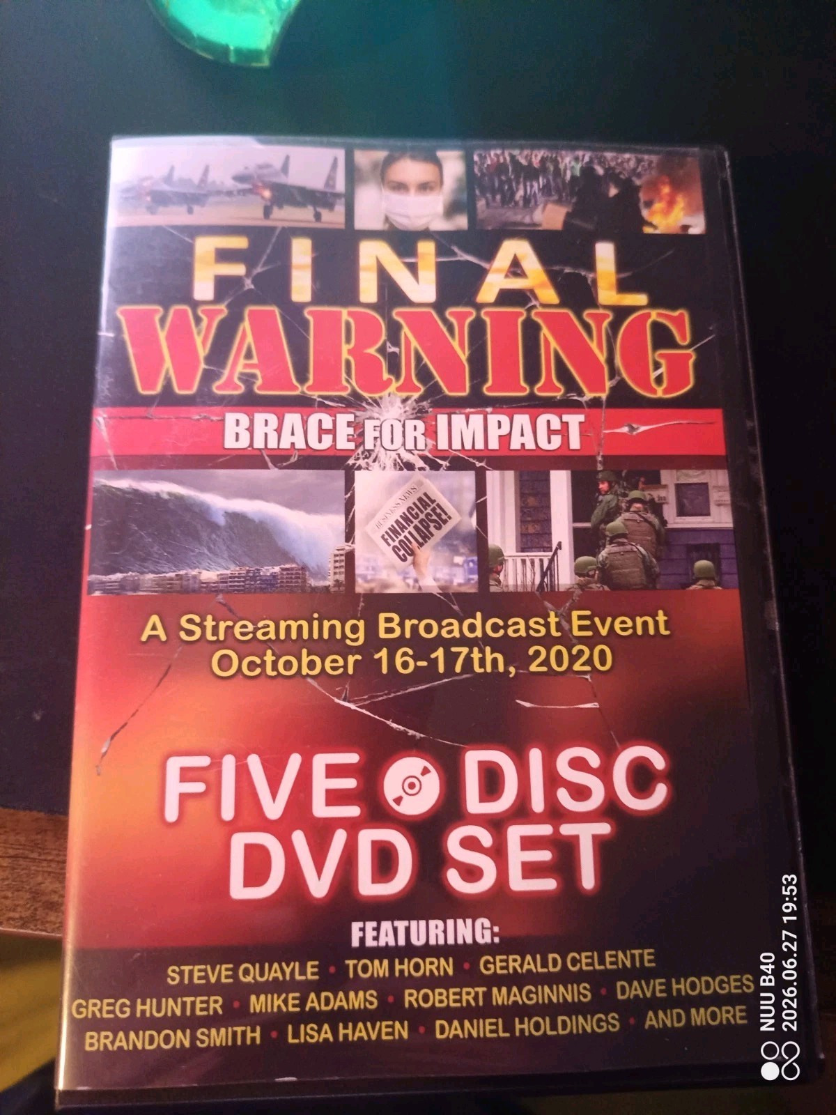 Final Warning Brace for Impact – 5 Disc DVD Set – Documentary Series – Complete