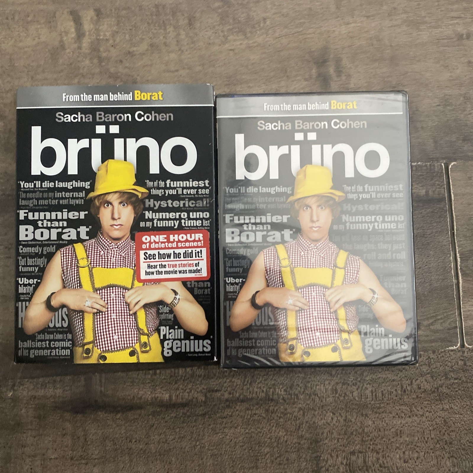 BRÜNO DVD (2009) Sacha Baron Cohen Widescreen w/ Slipcover OOP Deleted Scenes