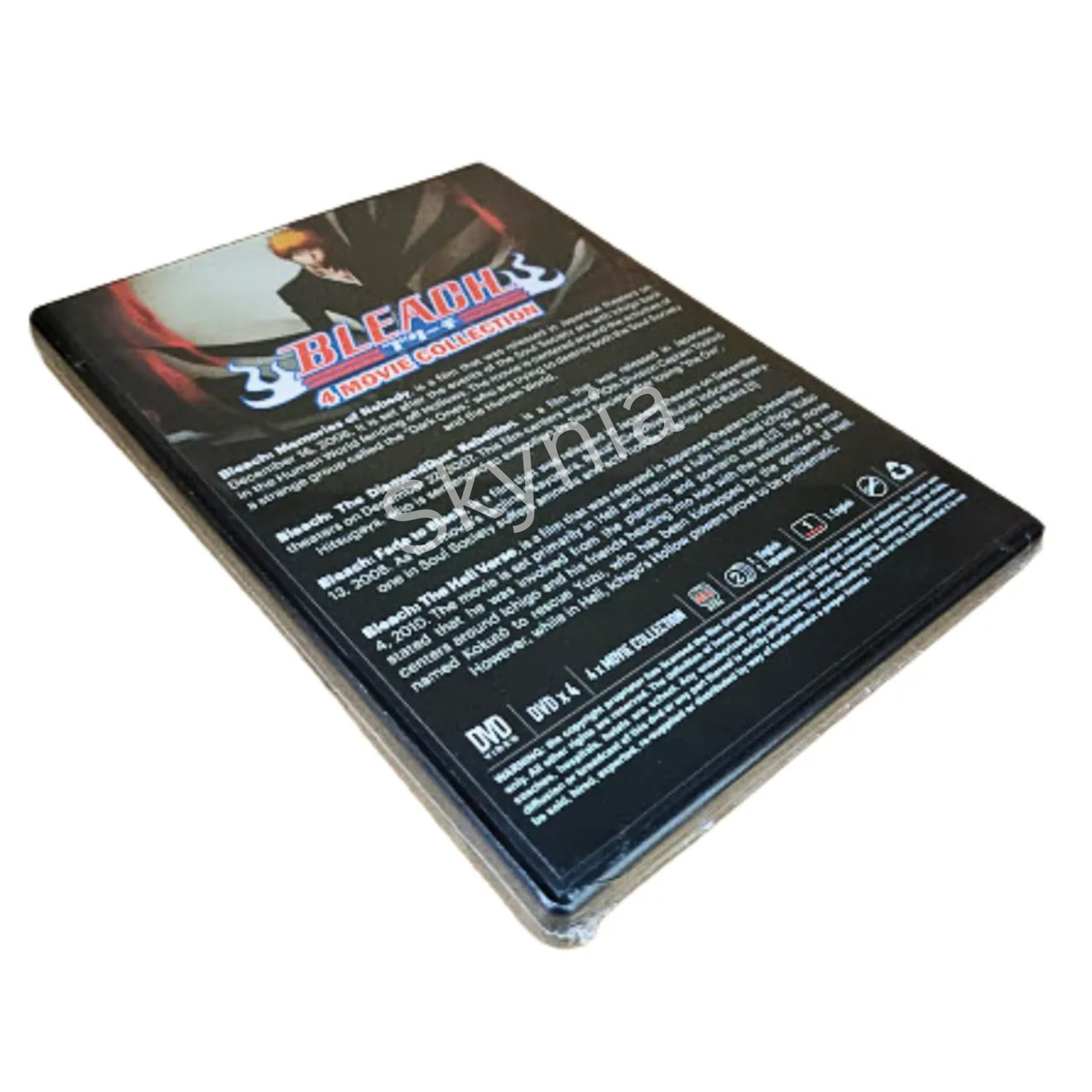 BLEACH: 4 Movies DVD Japan Anime Complete Collection Set All Region English Dub]