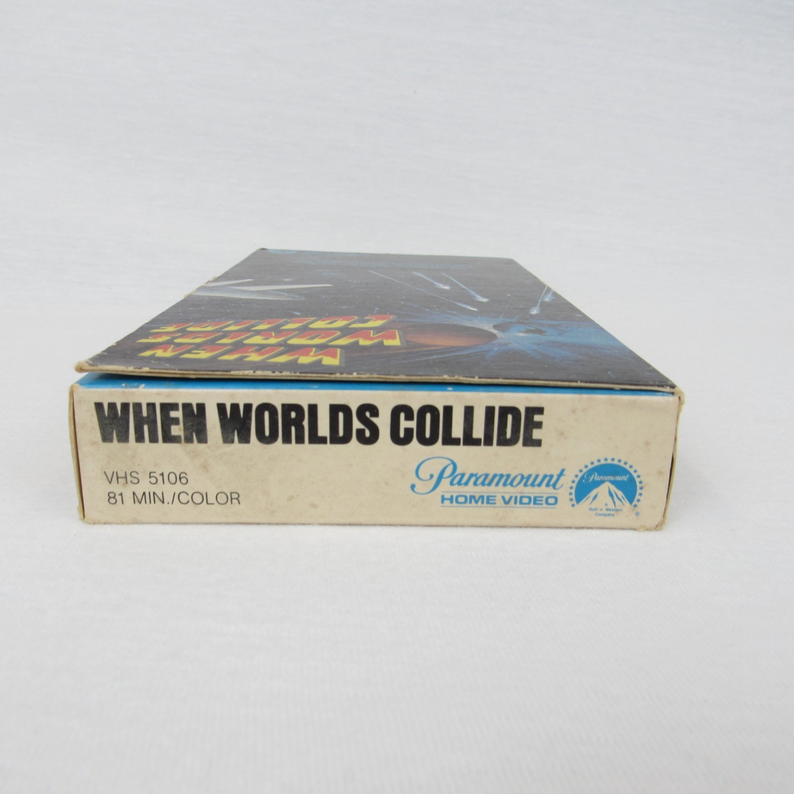 When Worlds Collide VHS 1981 Sci-Fi HTF Paramount Gatefold Book Box 5106