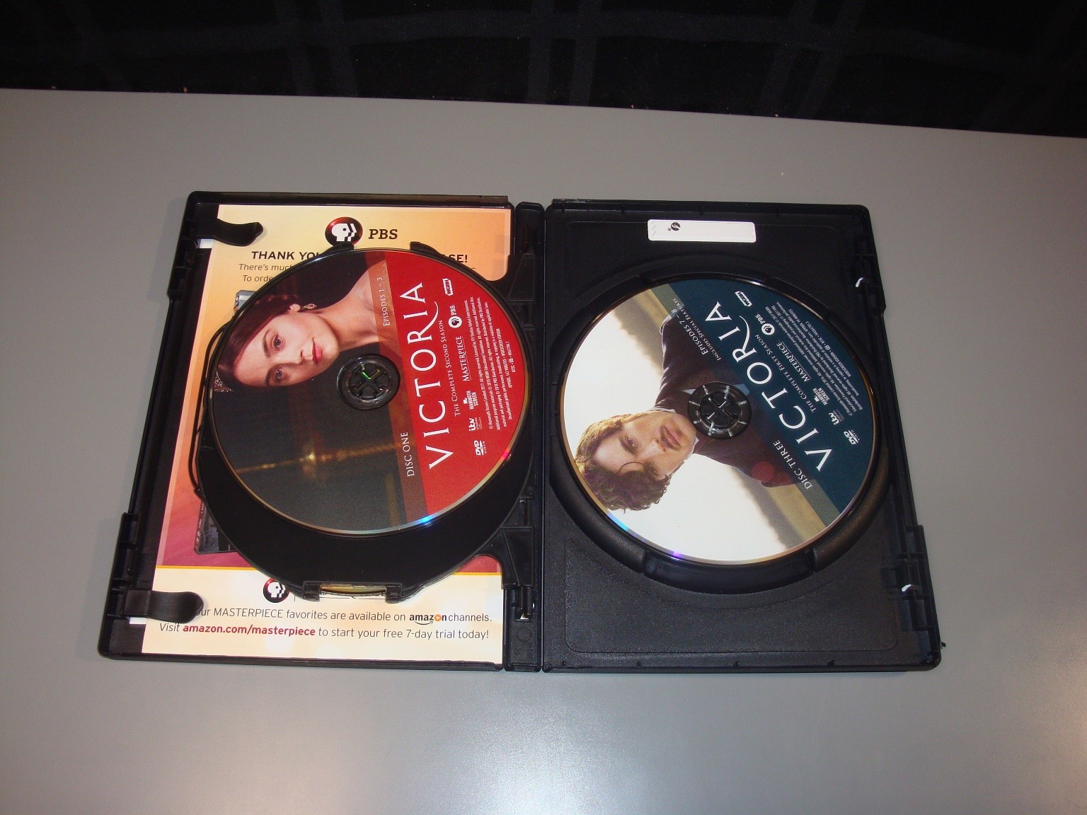 Victoria Season 1 DVD Jenna Coleman PBS Masterpiece Tom Hughes Rufus Sewell