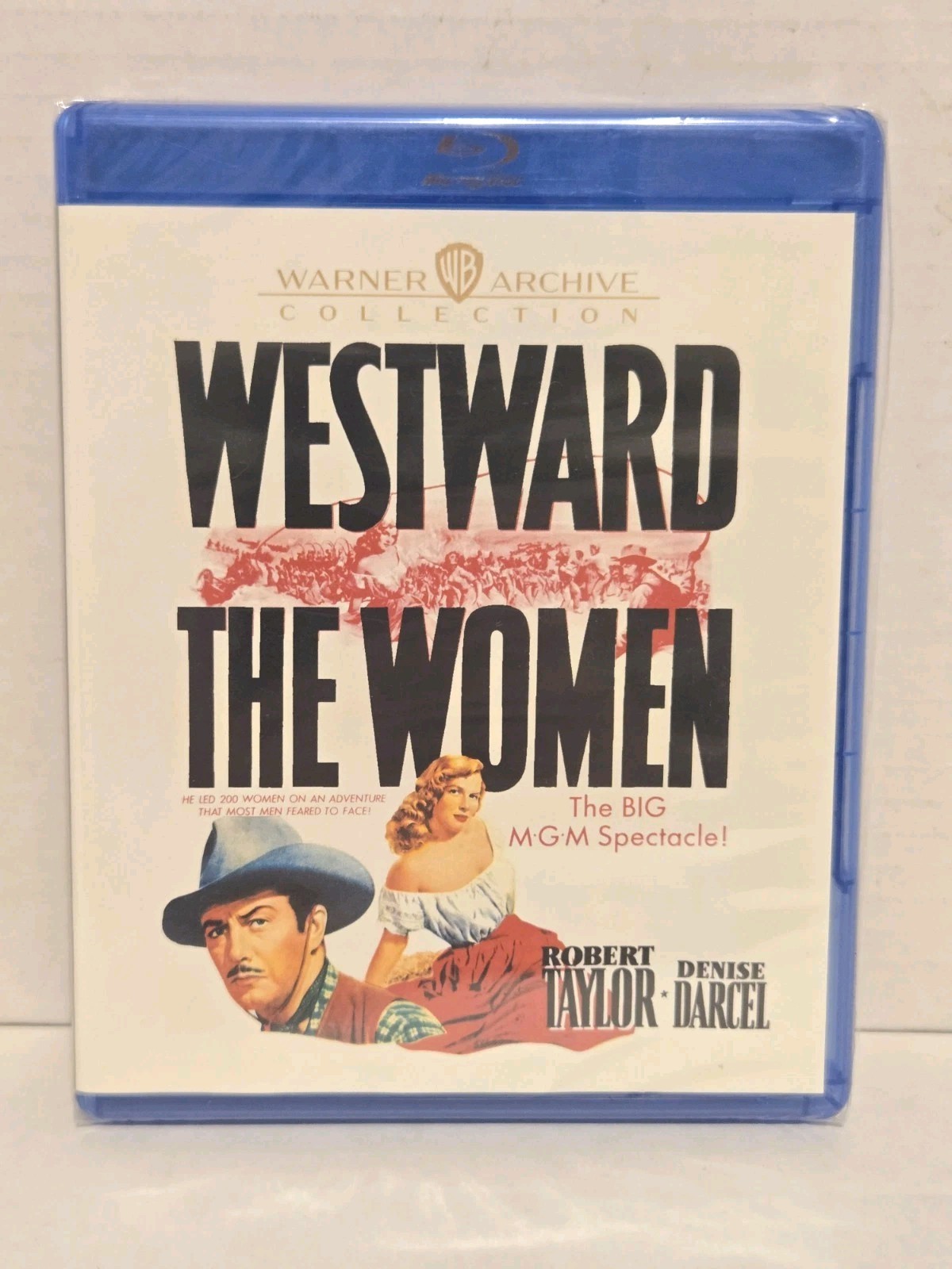 New WESTWARD THE WOMEN Blu-ray Robert Taylor Hope Emerson John McIntire