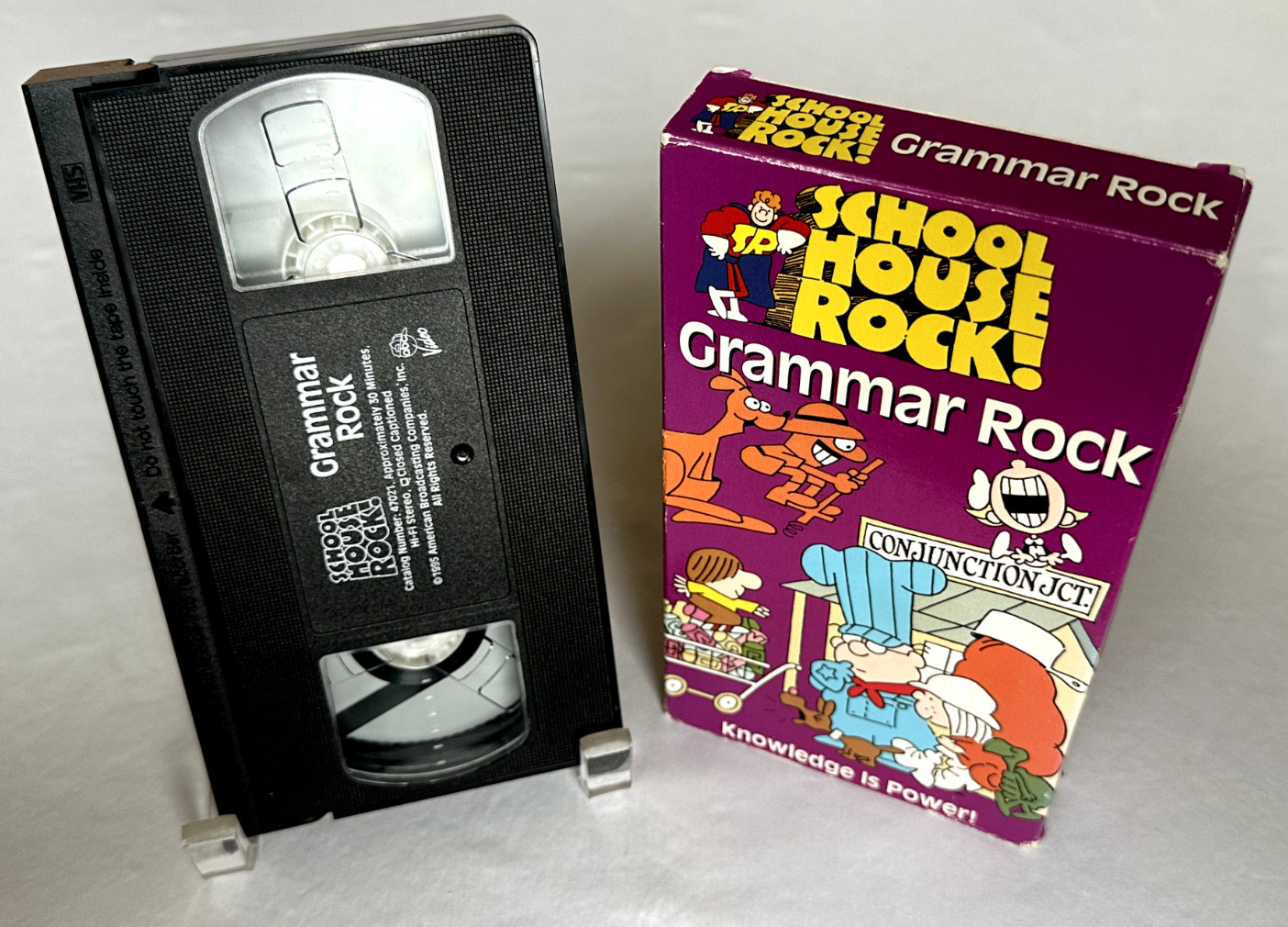 Schoolhouse Rock – Grammar Rock (VHS, 1995) Hi-Fi Stereo / Closed Caption