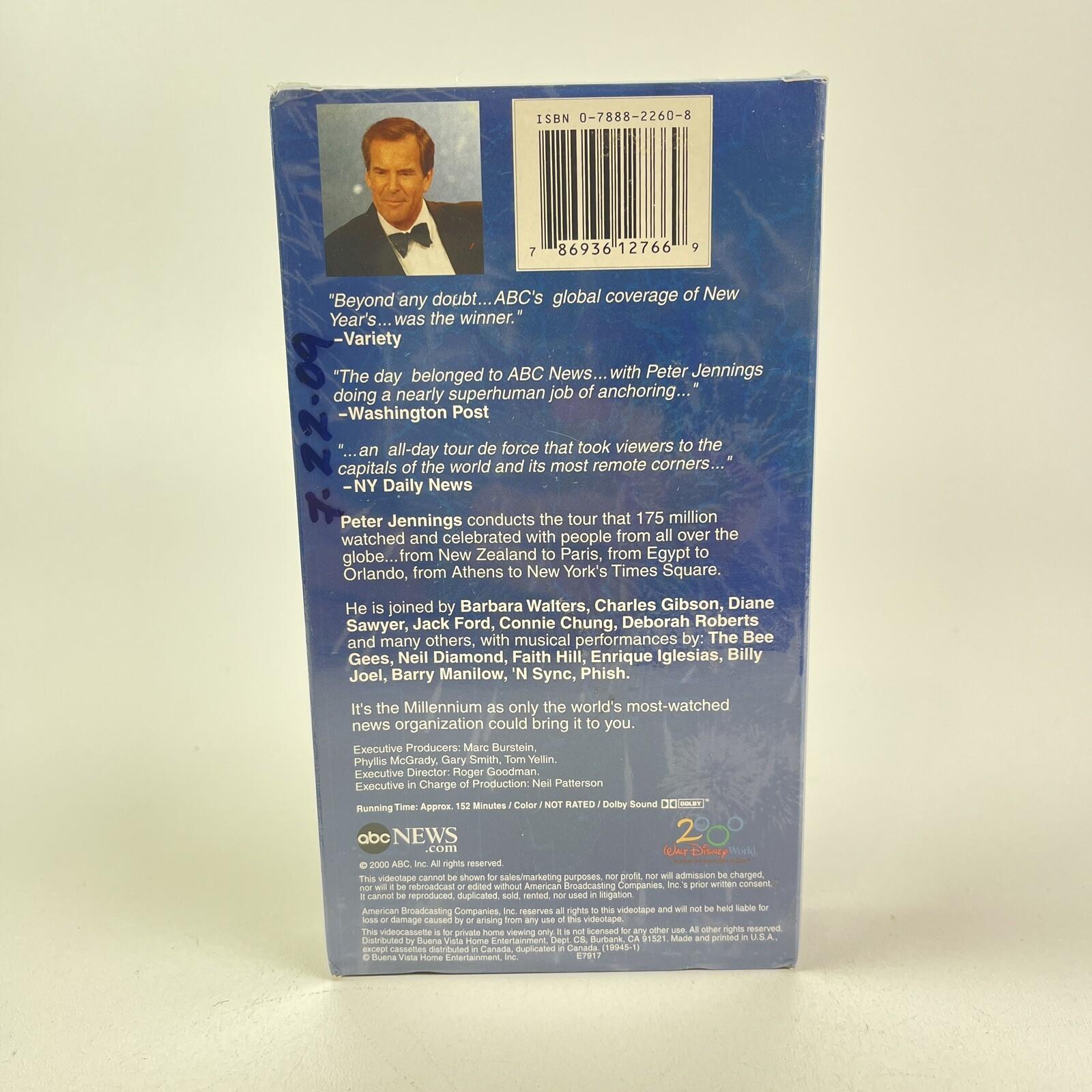 ABC News 2000 The New Millennium Highlights VHS Disney Vintage Sealed