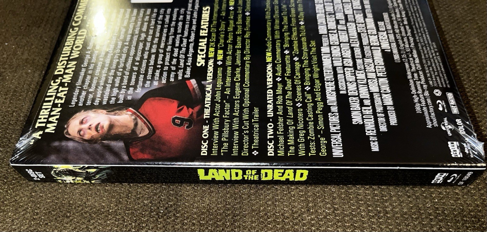 Land of the Dead (Blu-ray, 2005) BRAND NEW Scream Factory Slipcover Ships In Box