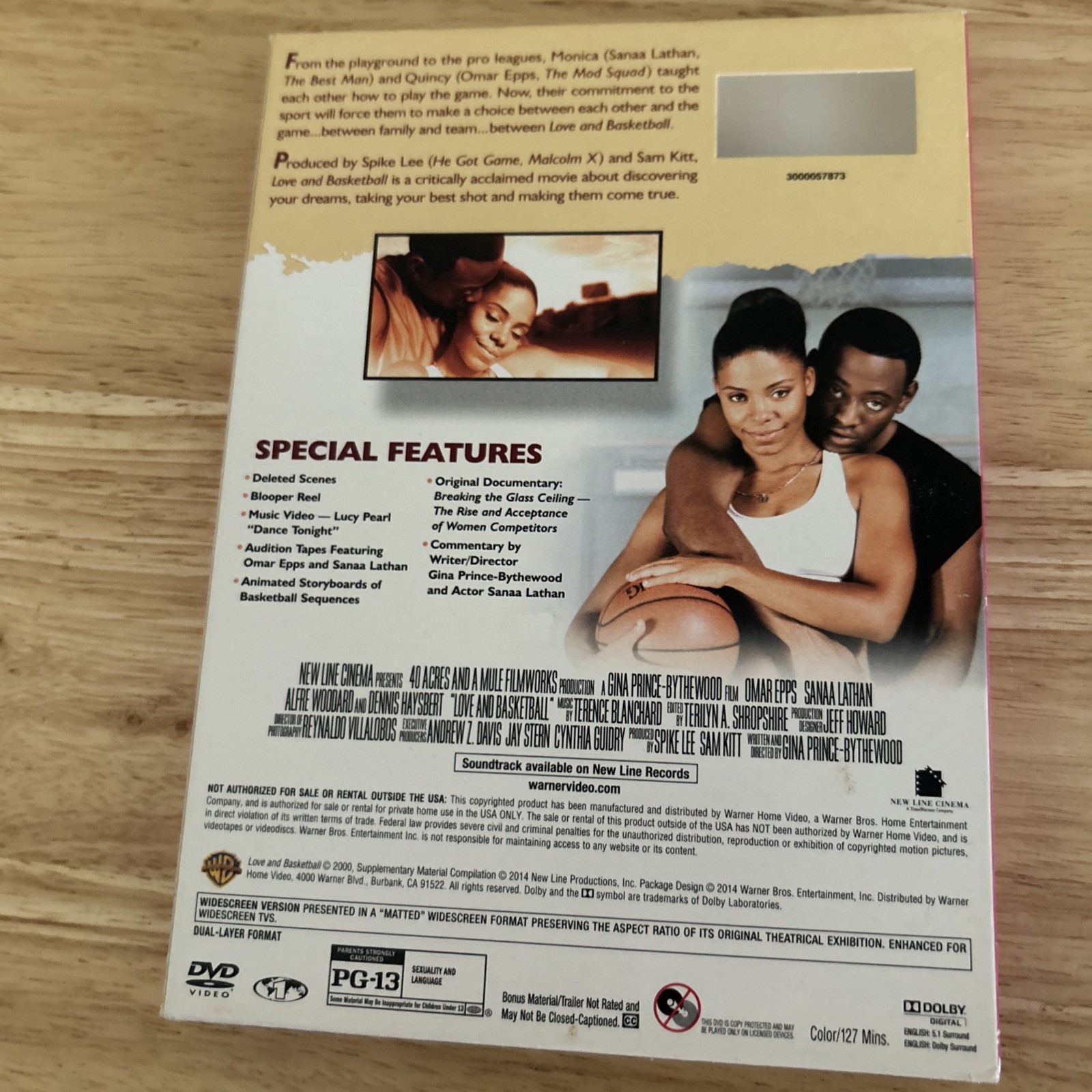 Love & Basketball (DVD, 2001) OOP Slipcover Authentic US Release