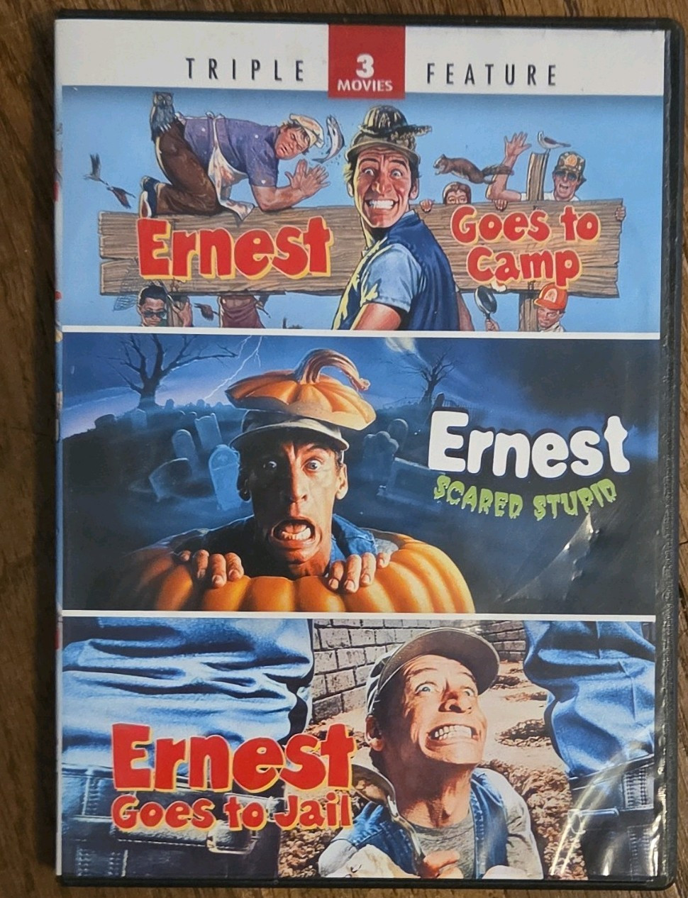 Mill Creek Ernest Triple Feature DVD 2-Disc Jim Varney John Cherry PG WS 16:9
