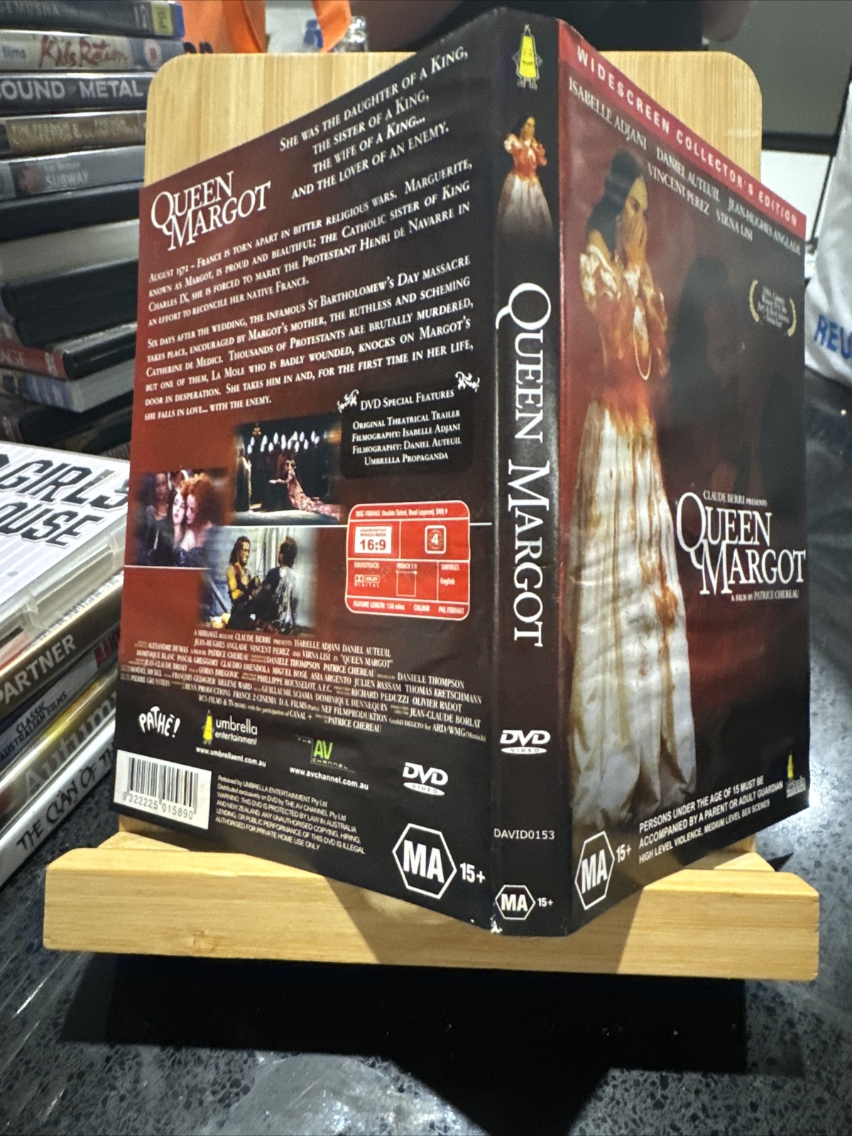Queen Margot (La Reine) 1994 Historical French Drama Isabelle Adjani RARE R4 DVD