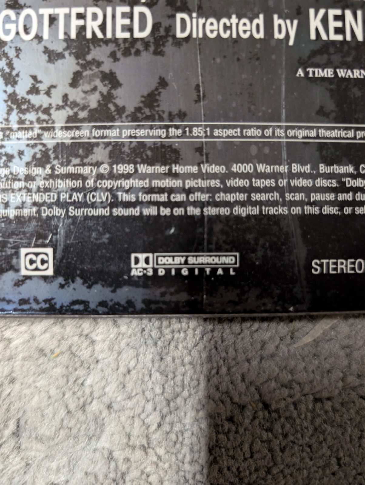 Altered States Laserdisc WS AC3 William Hurt Blair Brown