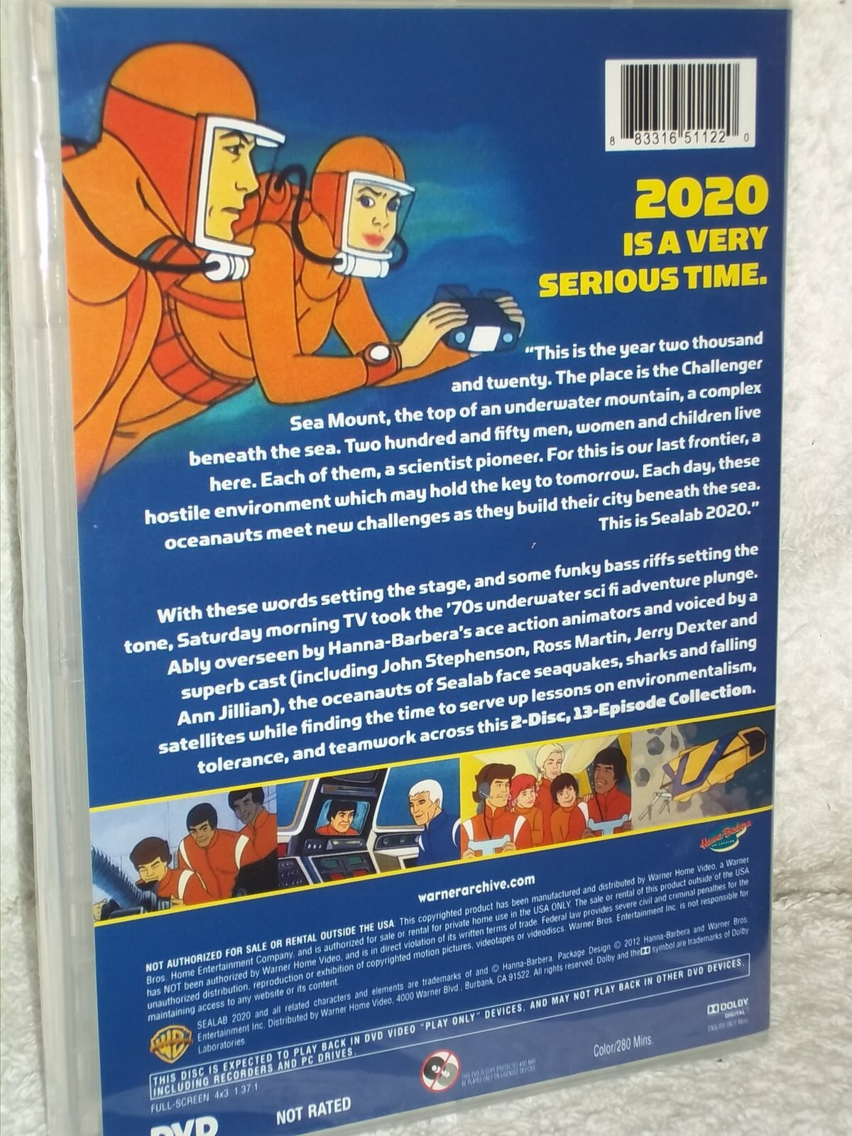 SeaLab 2020 (2-Disc) (DVD, 2012) NEW Hanna Barbera city beneath the sea animated