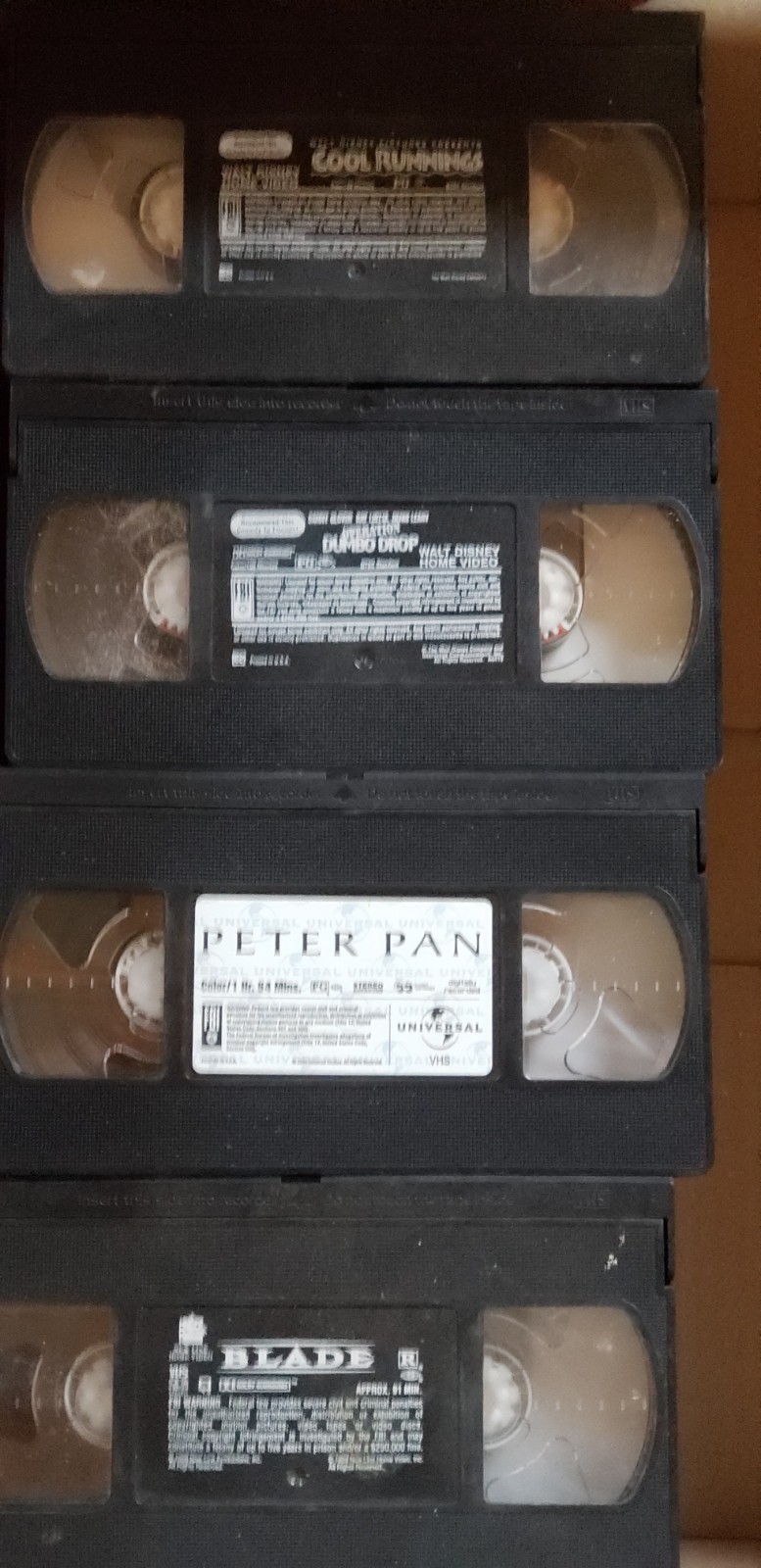 Assorted VHS TAPES 37 assorted Titles