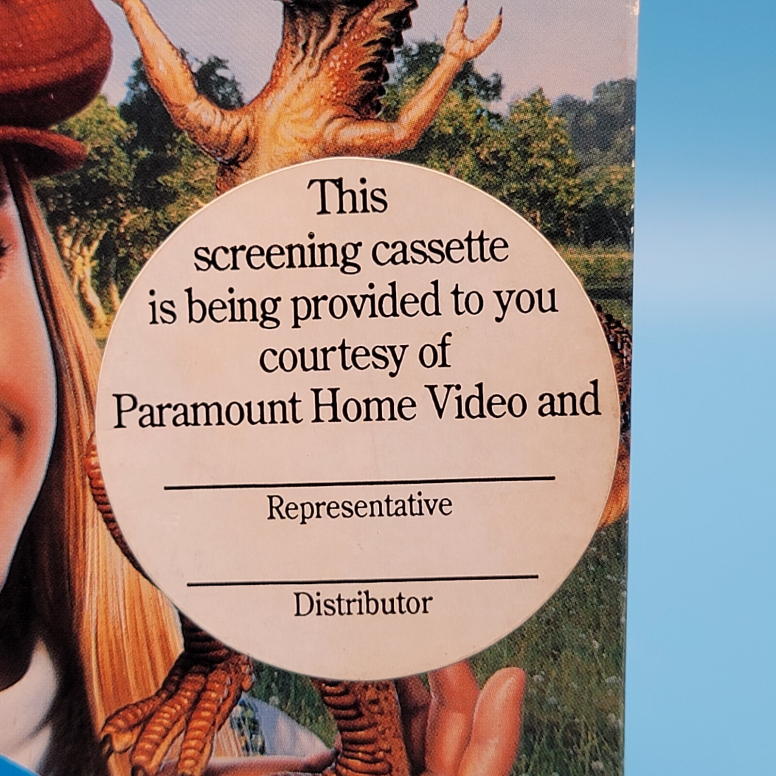 Prehysteria 3 VHS 1995 RARE Promotional Screening Copy Dinosaur Live Action VTG
