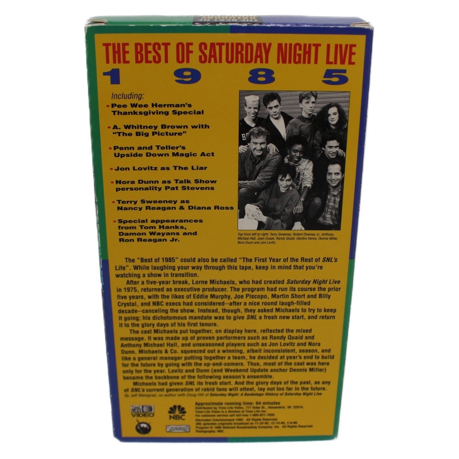 Saturday Night Live 1985 VHS Comedy Sketch TV Show Time-Life Video