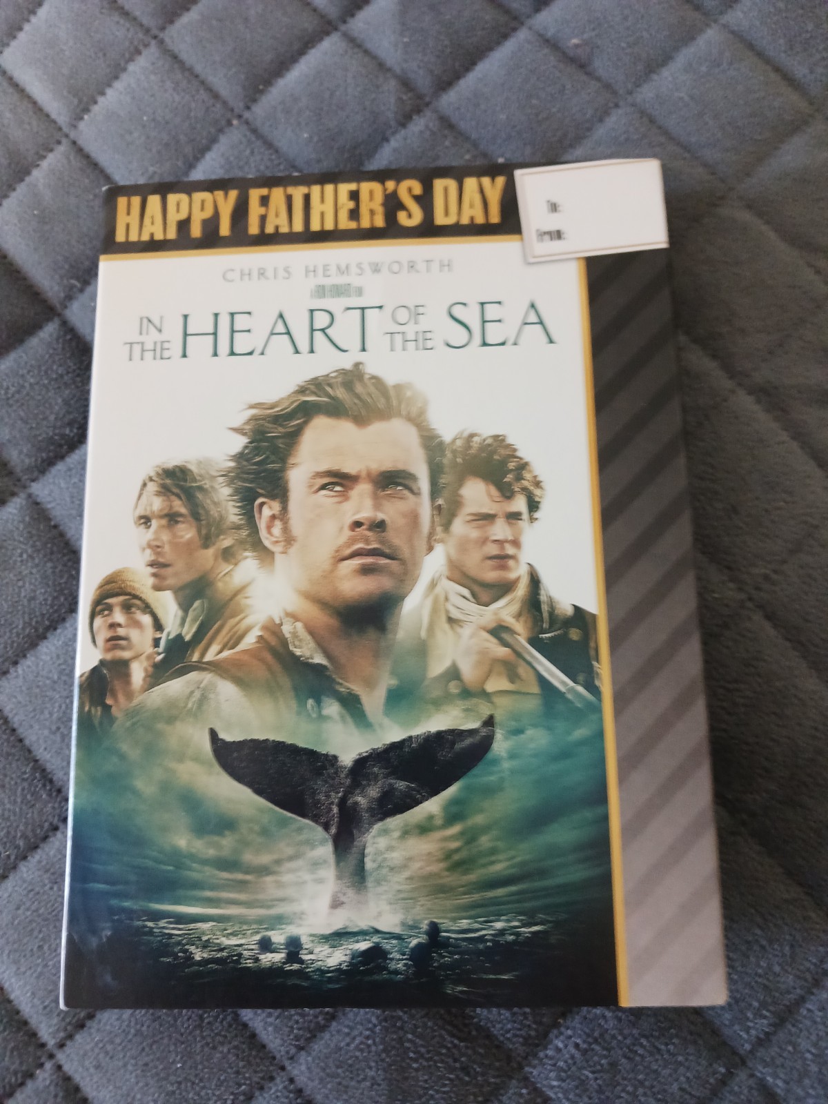 In the Heart of the Sea (DVD, 2015) Chris Hemsworth NEW SEALED Father’s Day Slip
