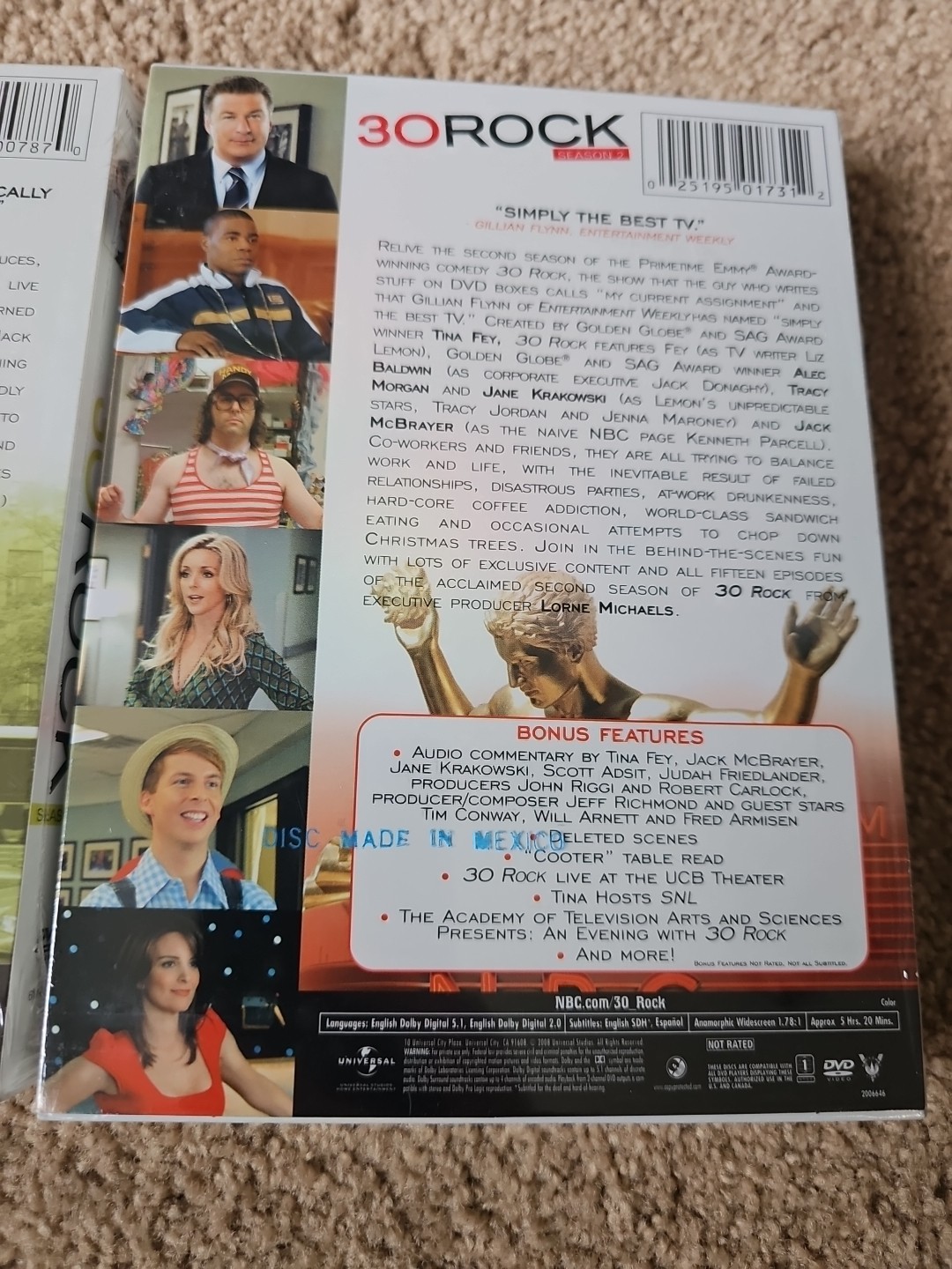 30 Rock: Season 1 and 2 (DVD) TV Series Season Box Sets New Sealed
