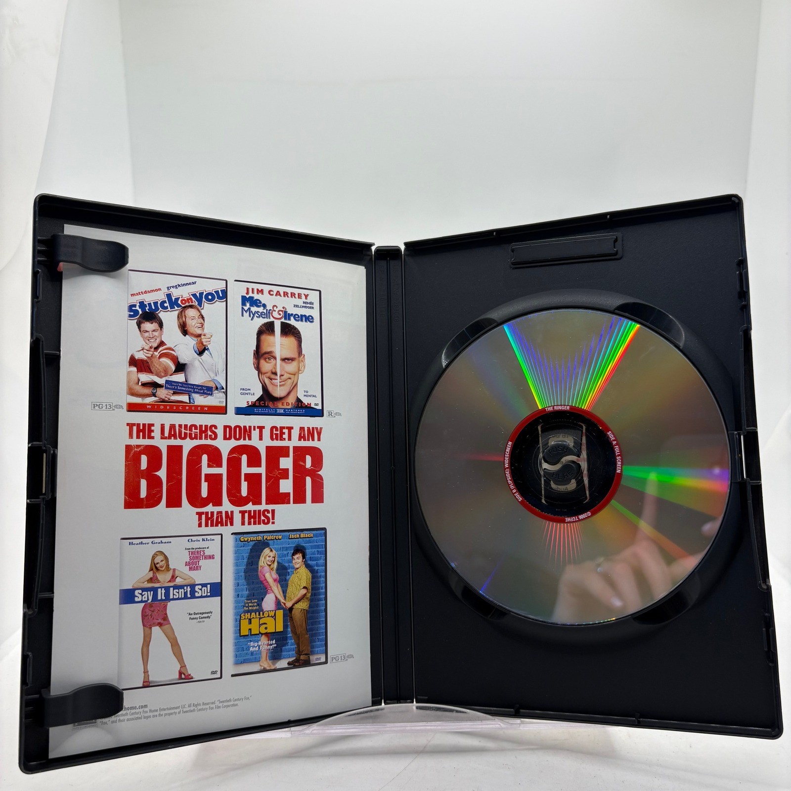 The Ringer DVD Johnny Knoxville Farrelly Brothers Comedy Movie 2005 PG-13