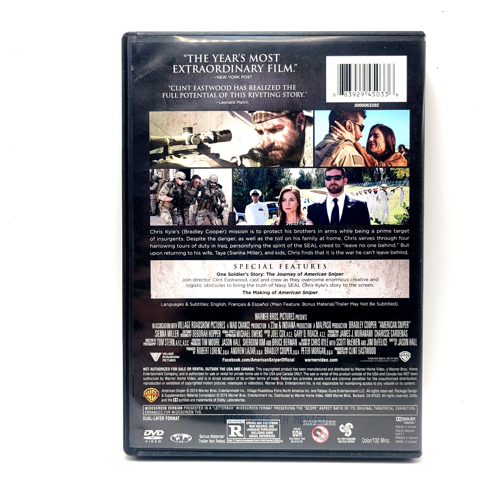 American Sniper (Special Edition) – (DVD) – SHIPS FREE WITH TRACKING NUMBER!