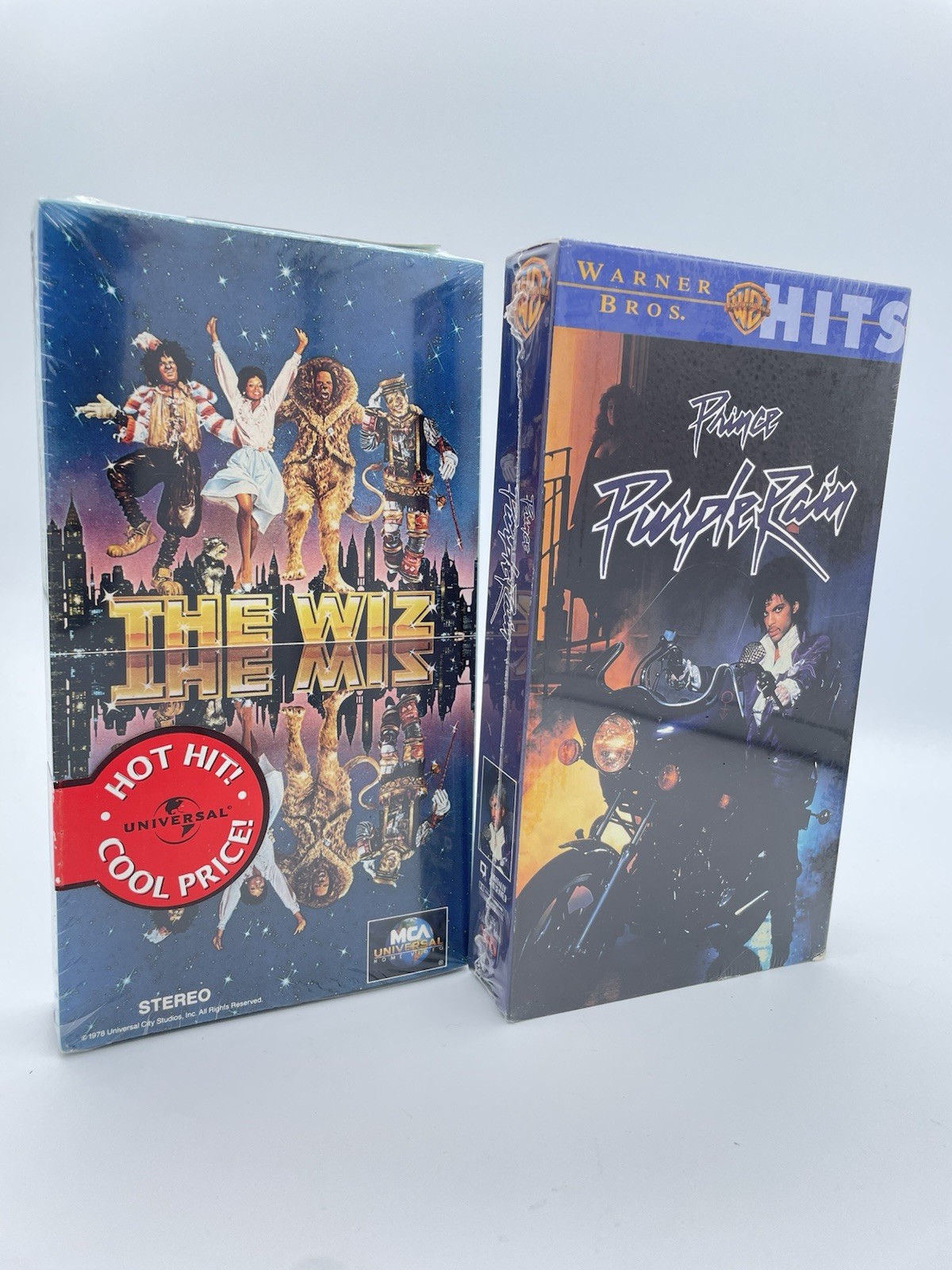 THE WIZ VHS 92 Factory Sealed New PURPLE RAIN SEALED 97 Prince Michael Jackson
