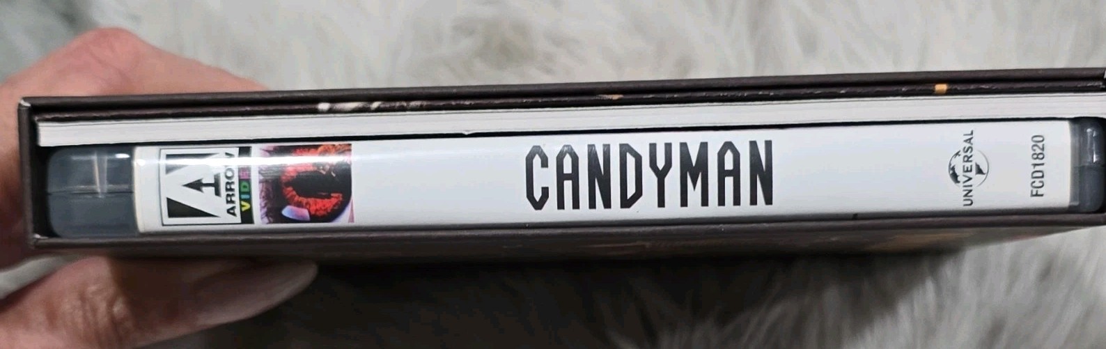 Candyman Blu-ray w/ Book Tony Todd Virginia Madsen Horror R