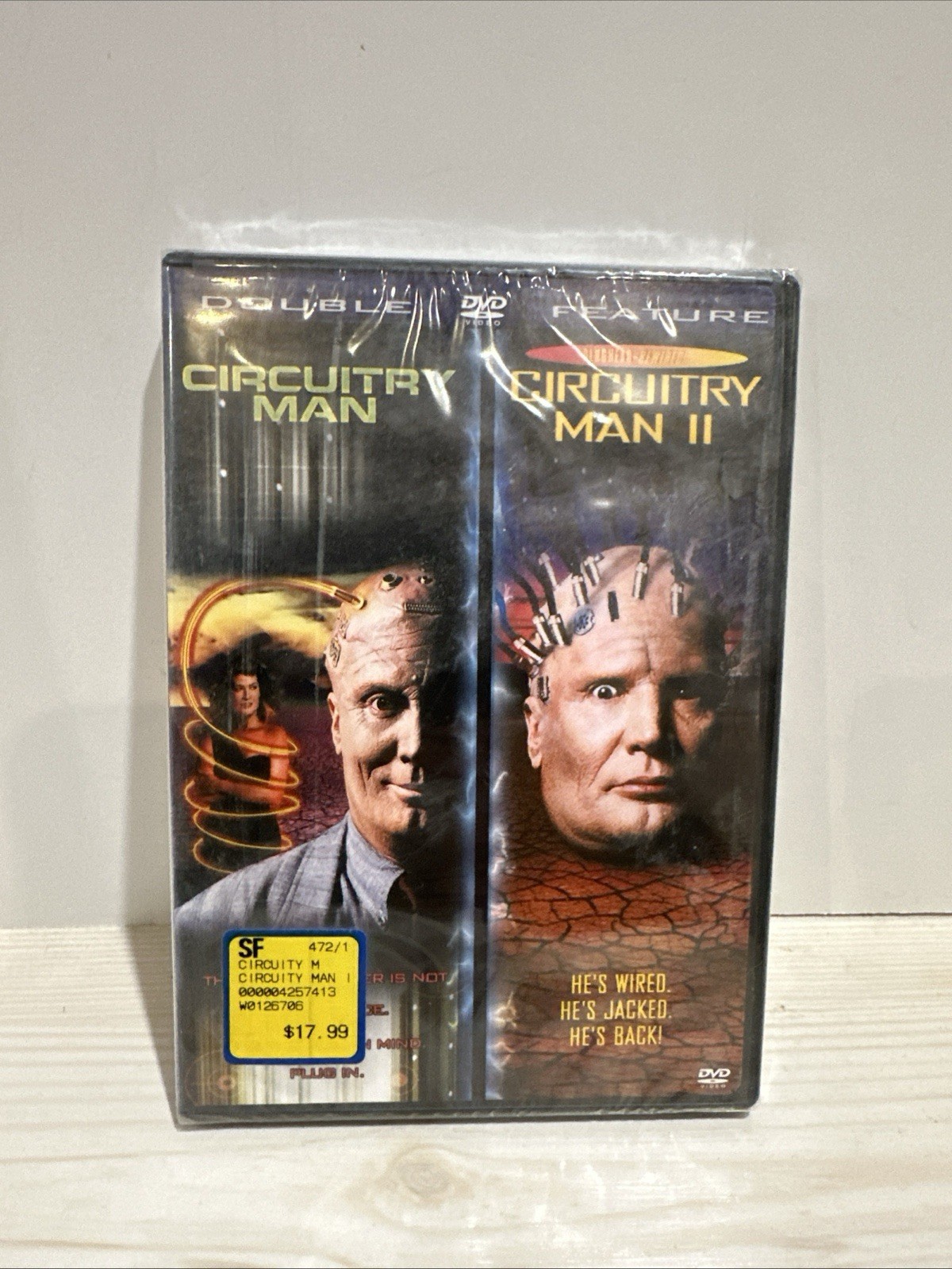 Circuitry Man/Circuitry Man II Double Feature (DVD, 2001) Brand New Sealed