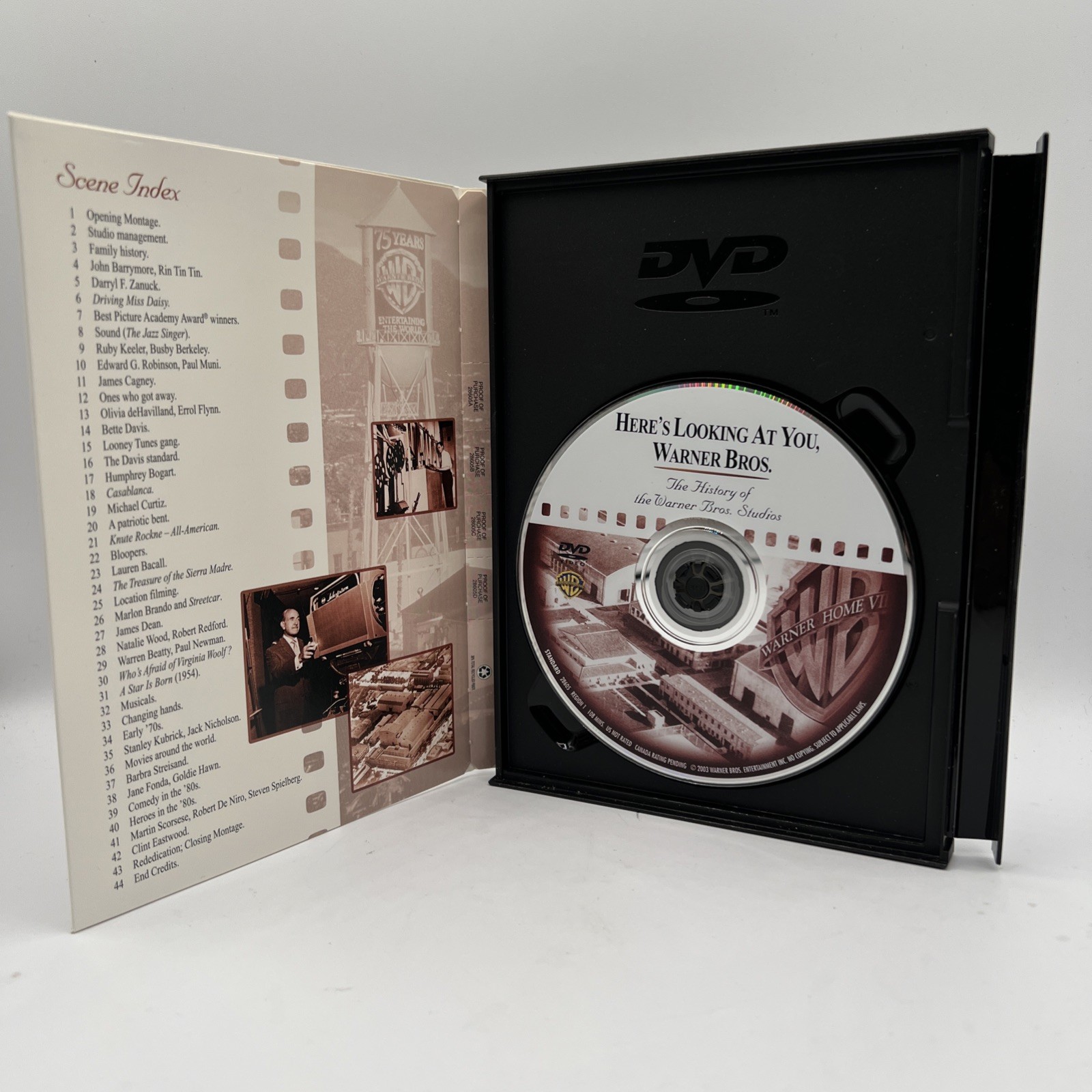 Classic Hollywood Documentary DVD Lot Warner Bros Errol Flynn George Stevens 3 D