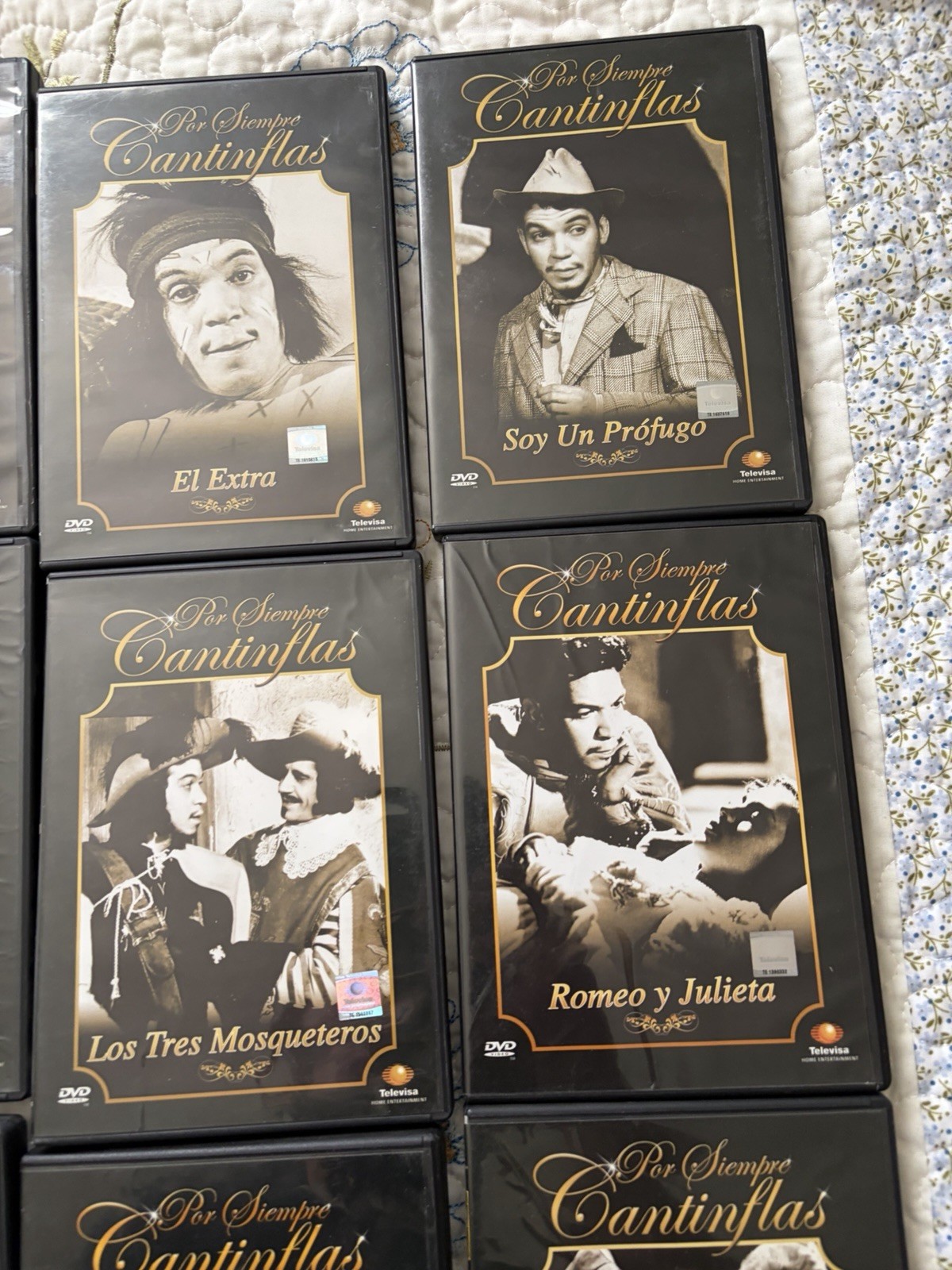 EL Analfabeto, El Portero (Por Siempre Cantinflas) 15 Spanish Movies DVD Lot